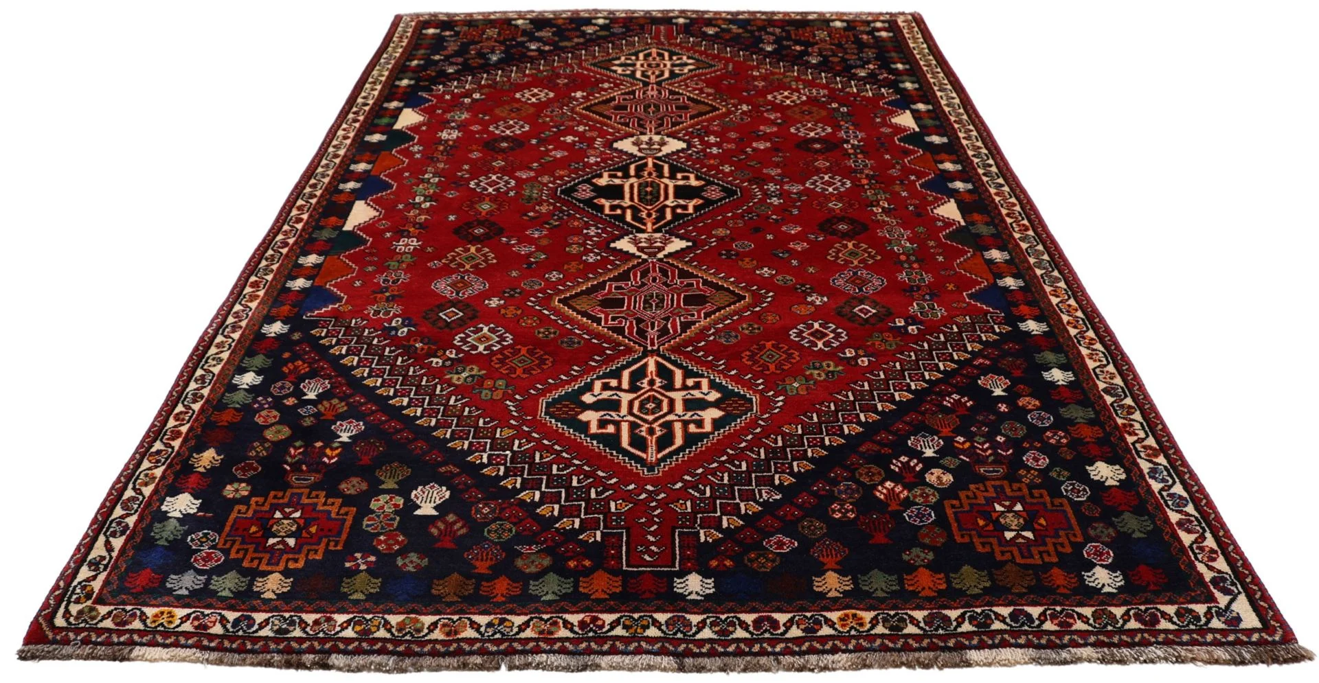 Qashqai Perserteppich aus Iran, 168 × 270 cm