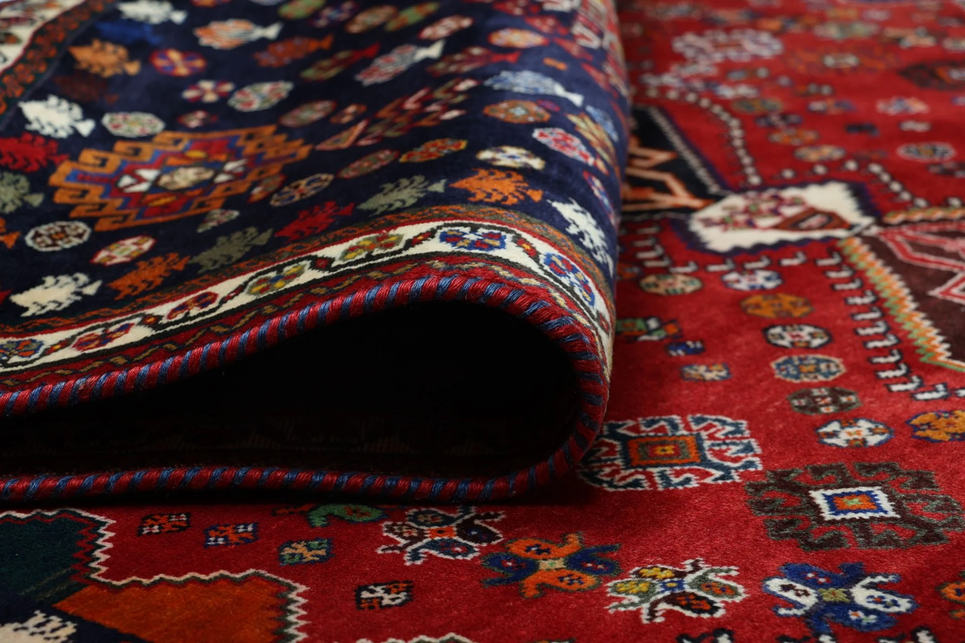 Qashqai Perserteppich aus Iran, 168 × 270 cm