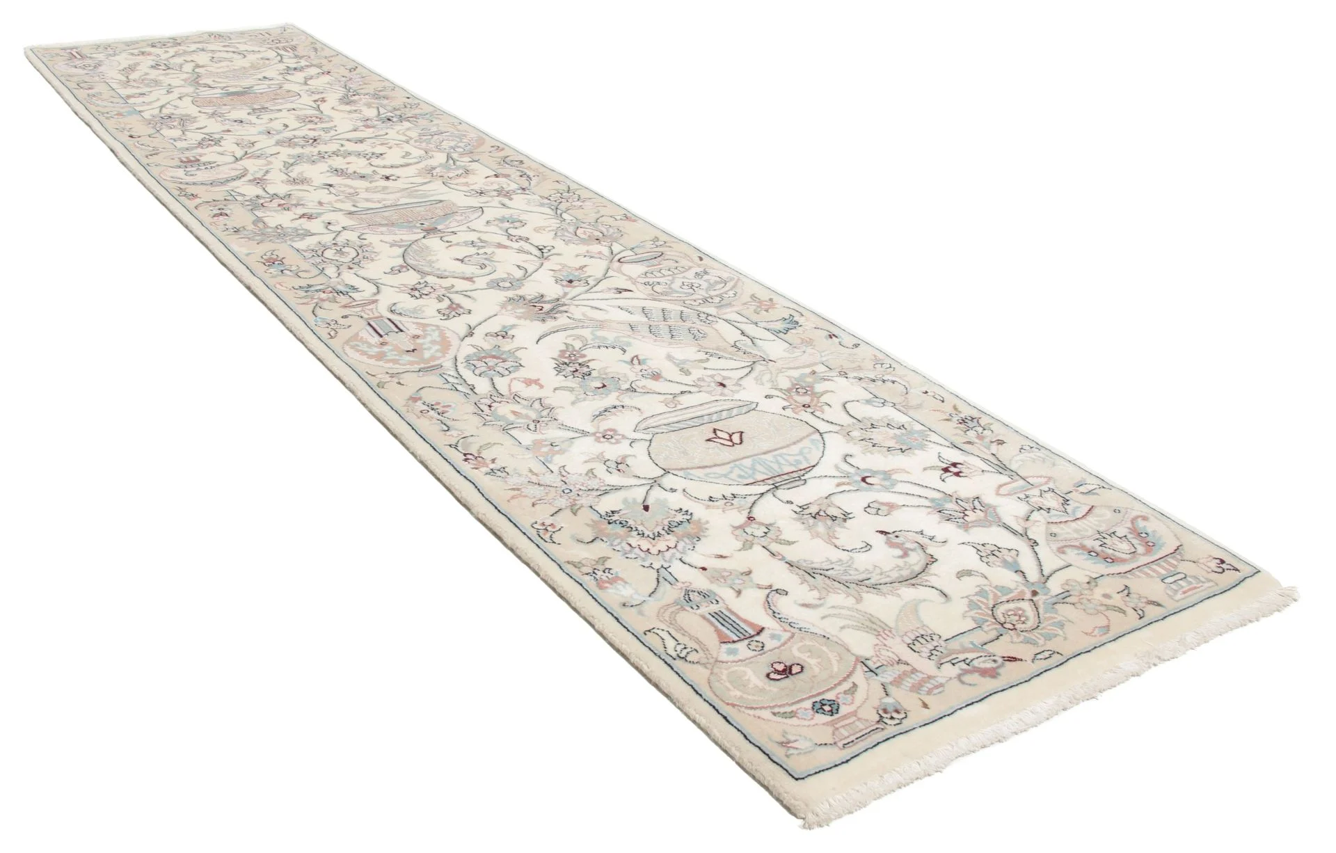 Kashmar Perserteppich 70 × 300 cm aus Wolle, handgeknüpft
