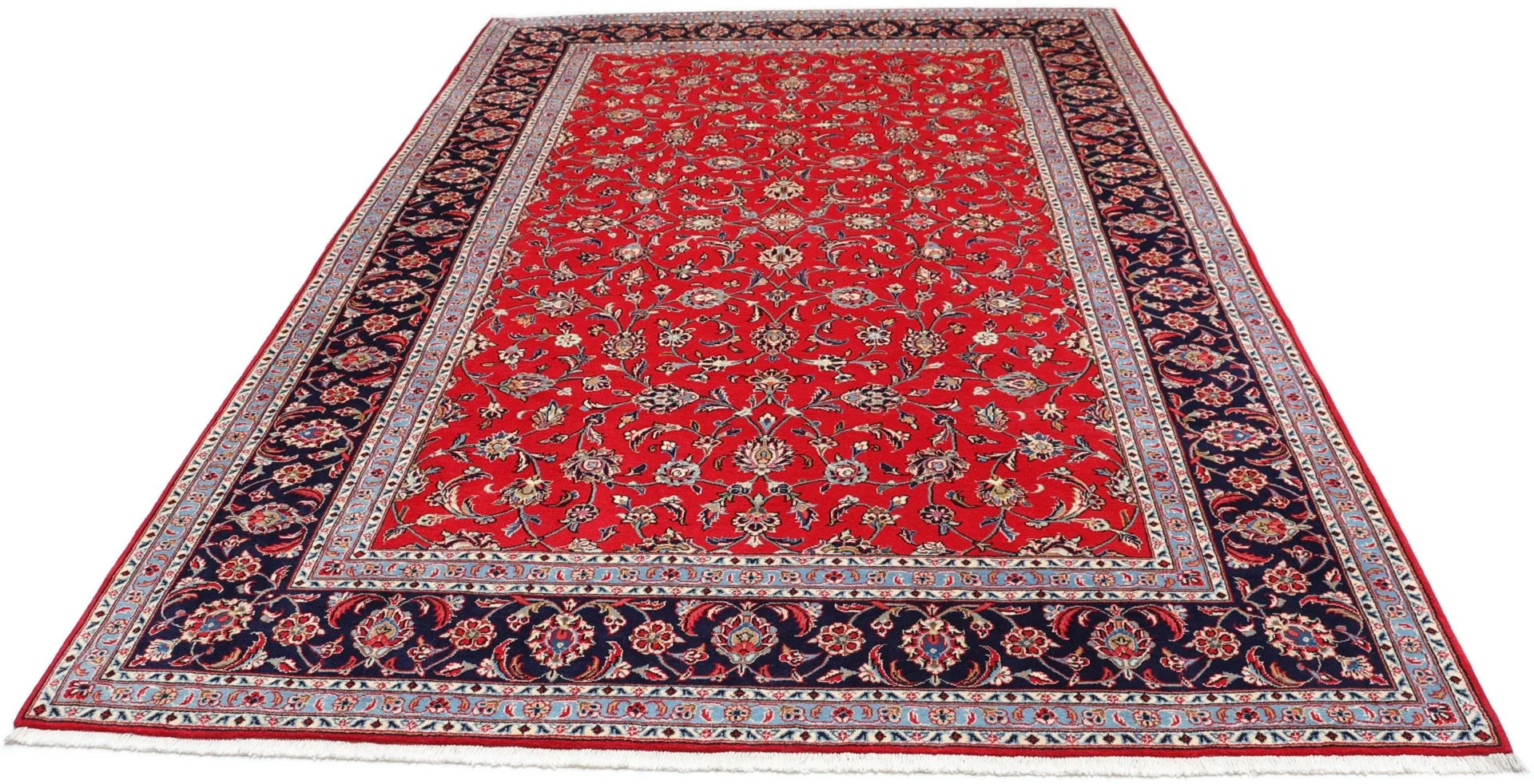 Kashan Perserteppich aus Iran, 200 × 296 cm