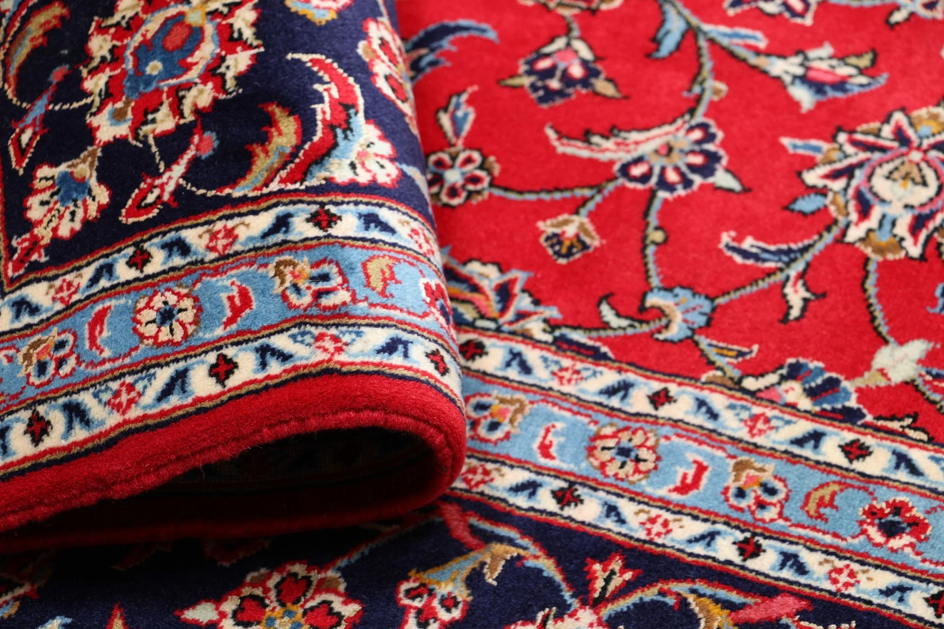 Kashan Perserteppich aus Iran, 200 × 296 cm