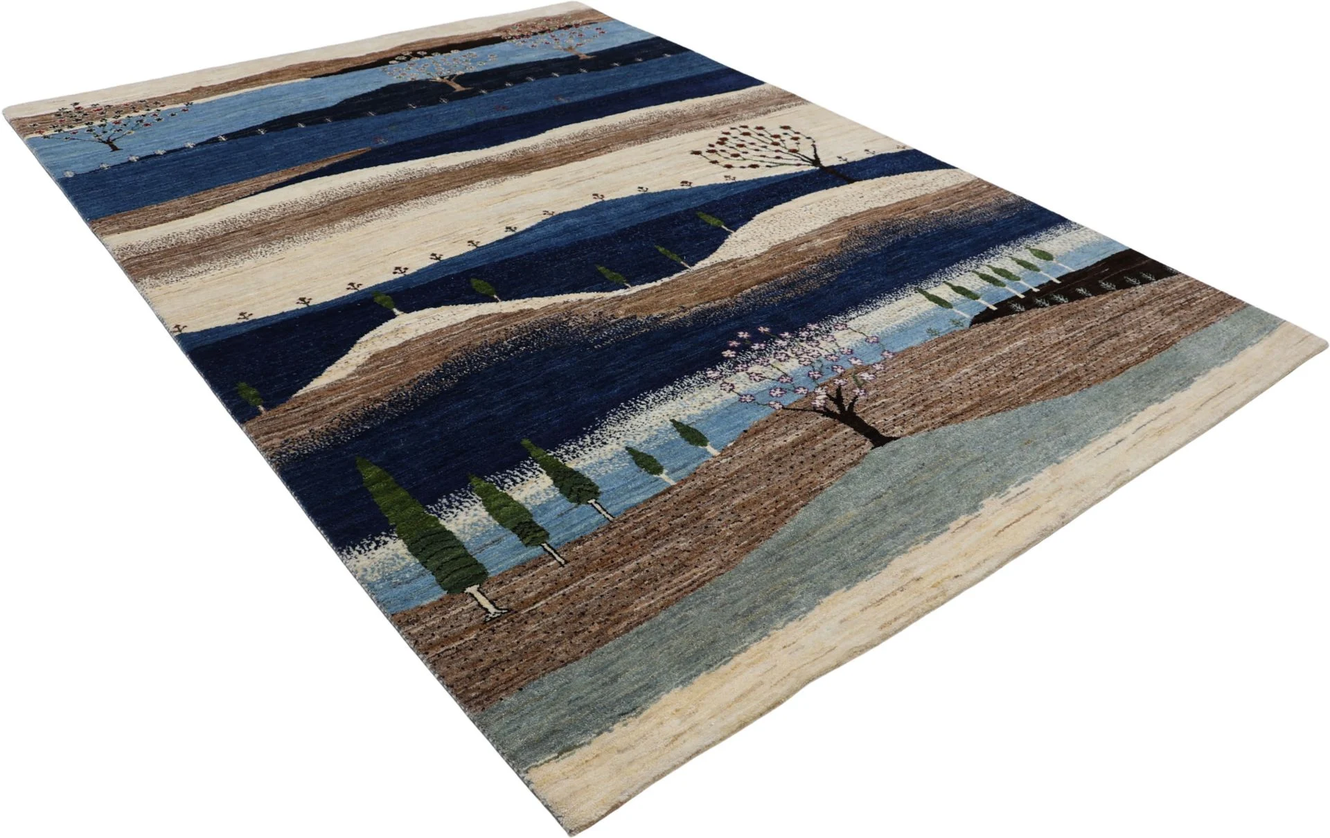 Loribaft Orientteppich 171 × 244 cm aus Wolle, handgeknüpft
