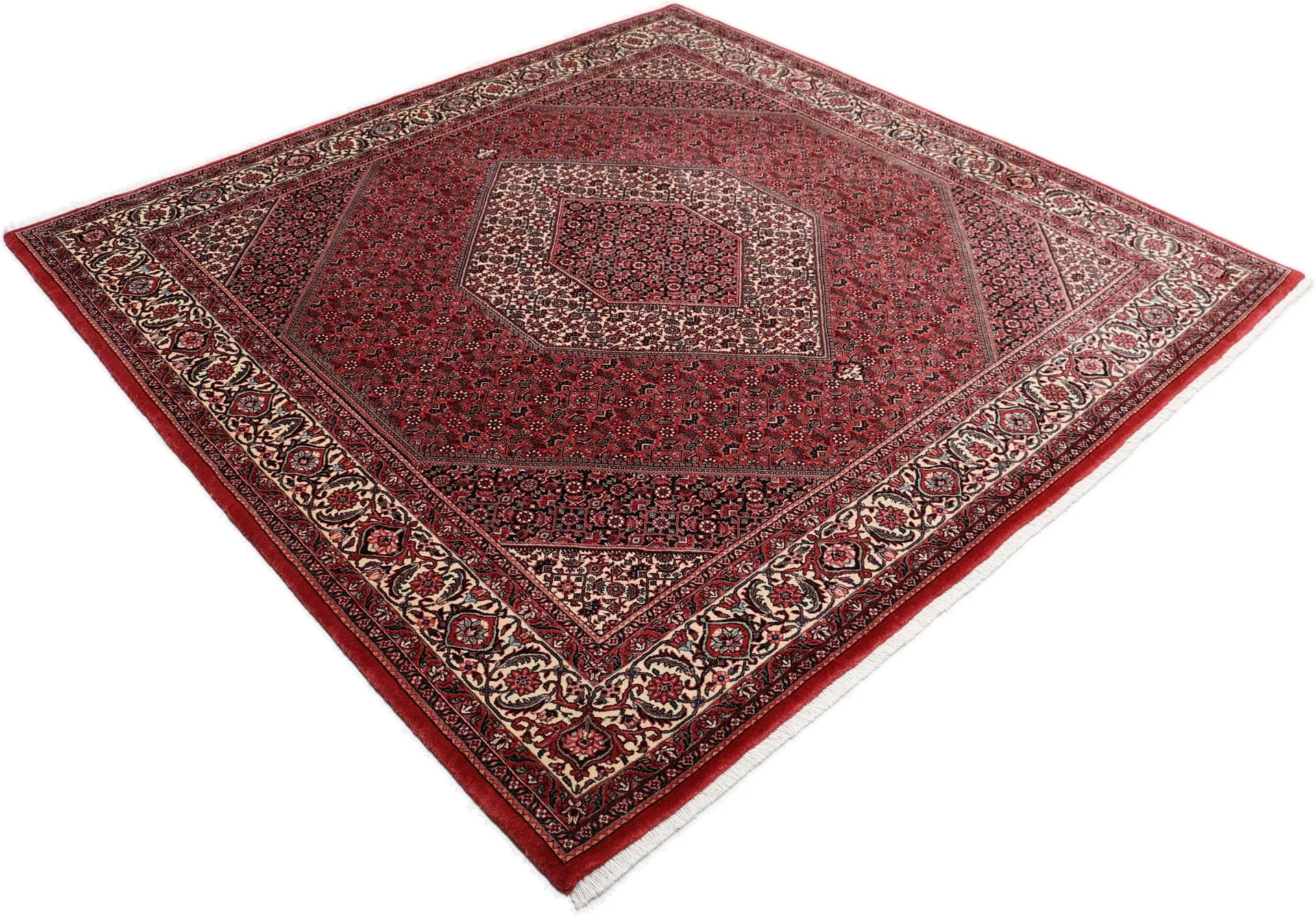 perserteppich-bidjar-210-x-210-cm-schurwolle-handgeknupft-3 Bijar Perserteppich 210 × 210 cm aus Wolle, handgeknüpft