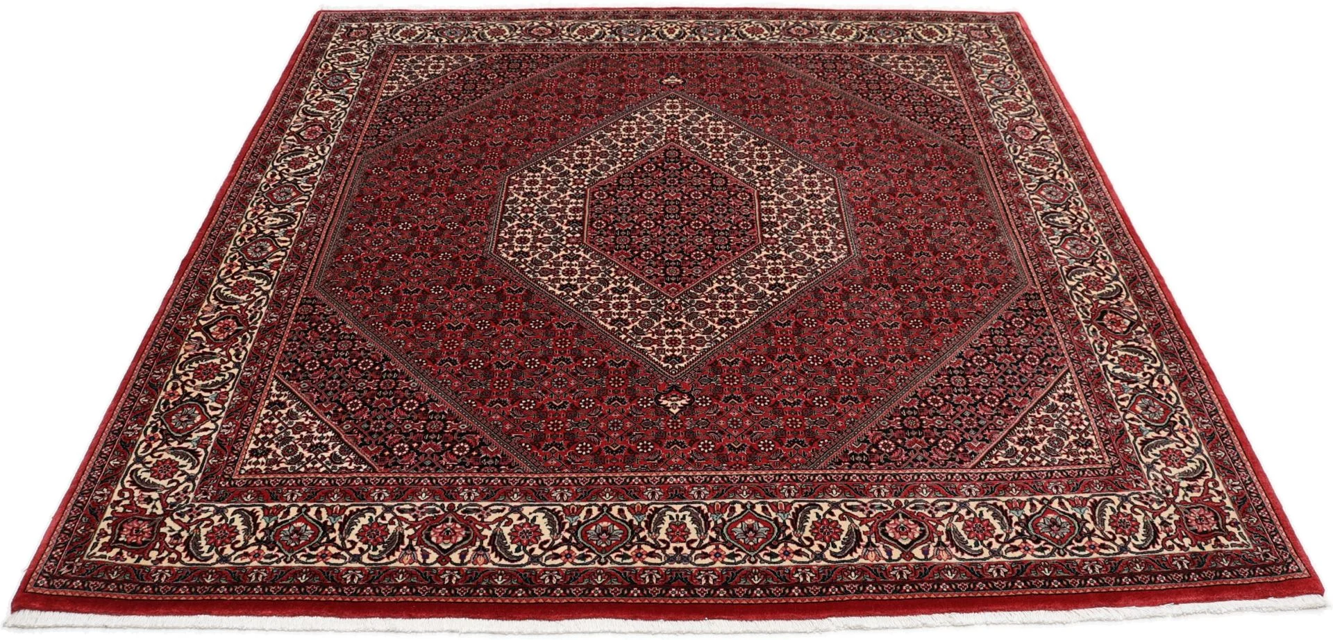 perserteppich-bidjar-210-x-210-cm-schurwolle-handgeknupft-7 Bijar Perserteppich 210 × 210 cm aus Wolle, handgeknüpft