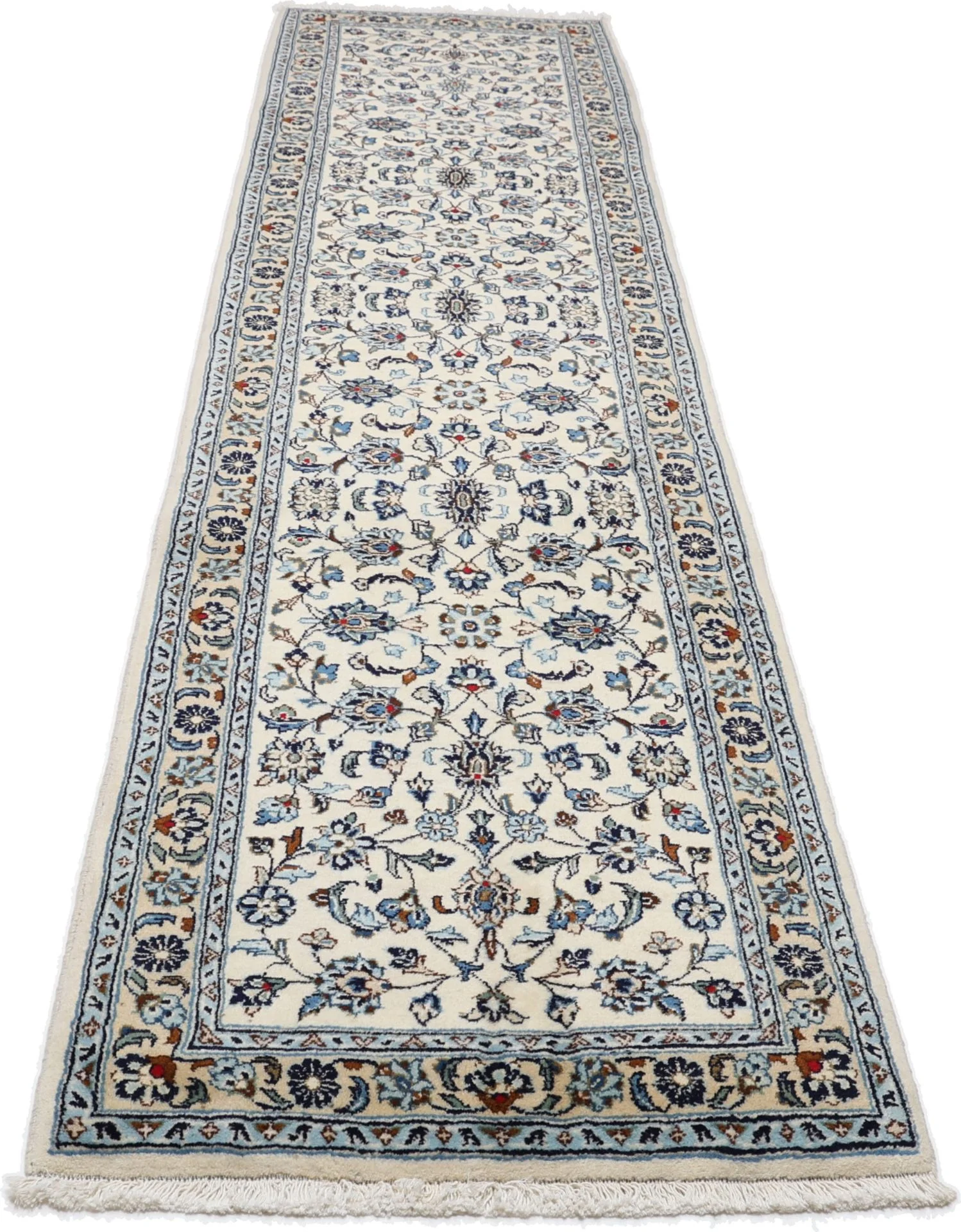 Handgeknüpfter Kashan Perserteppich, 72 × 294 cm, Wolle
