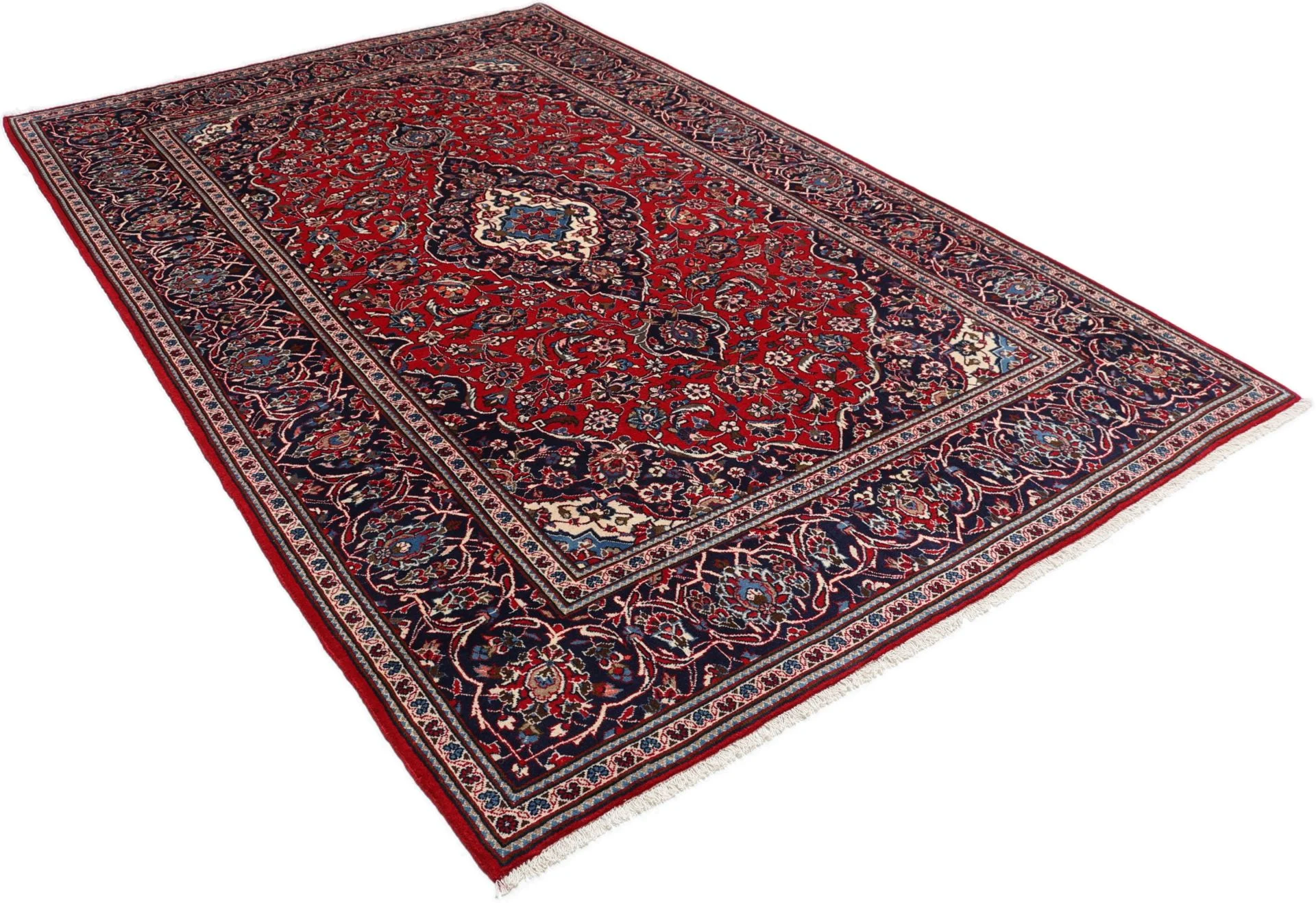 perserteppich-kashan-195-x-304-cm-schurwolle-handgeknupft-6 Handgeknüpfter Kashan Perserteppich, 195 × 304 cm, Wolle