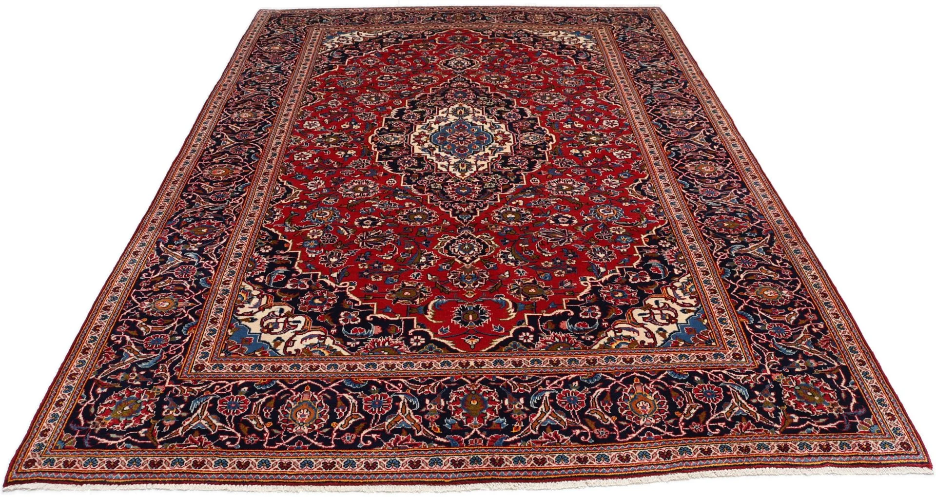 perserteppich-kashan-198-x-285-cm-schurwolle-handgeknupft-13 Handgeknüpfter Kashan Perserteppich, 198 × 285 cm, Wolle