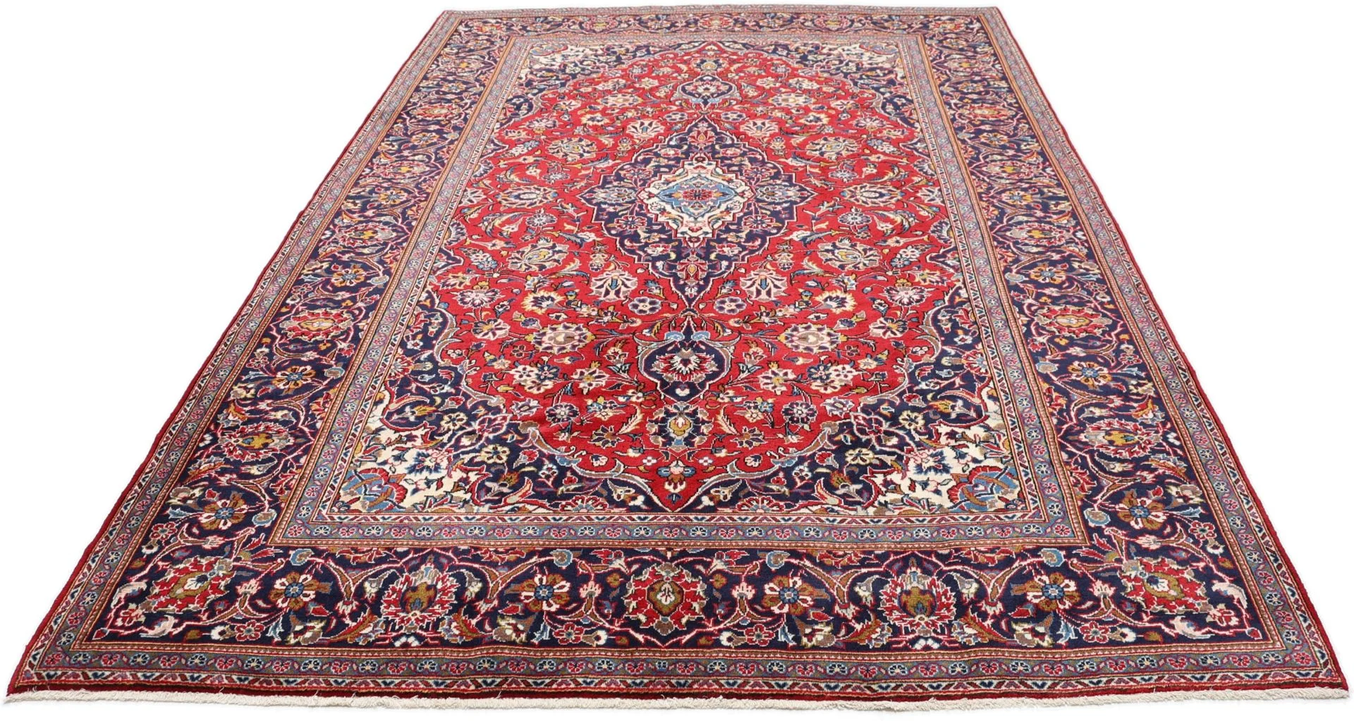perserteppich-kashan-198-x-302-cm-schurwolle-handgeknupft-3 Handgeknüpfter Kashan Perserteppich, 198 × 302 cm, Wolle