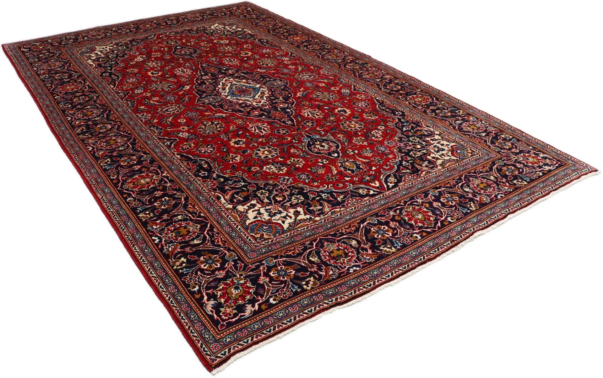 perserteppich-kashan-198-x-302-cm-schurwolle-handgeknupft-7 Handgeknüpfter Kashan Perserteppich, 198 × 302 cm, Wolle