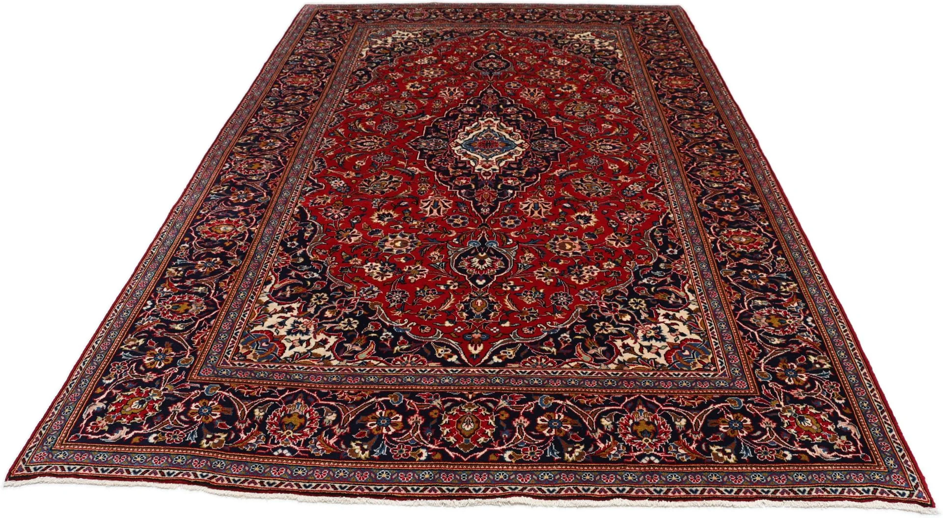 perserteppich-kashan-198-x-302-cm-schurwolle-handgeknupft-12 Handgeknüpfter Kashan Perserteppich, 198 × 302 cm, Wolle