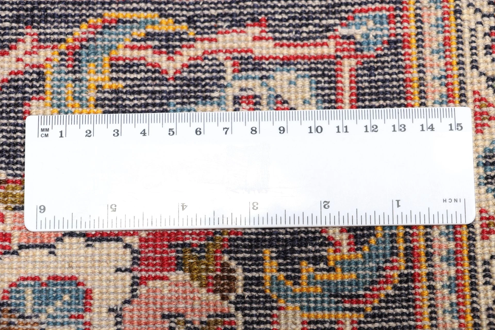 Handgeknüpfter Kashan Perserteppich 198 × 300 cm