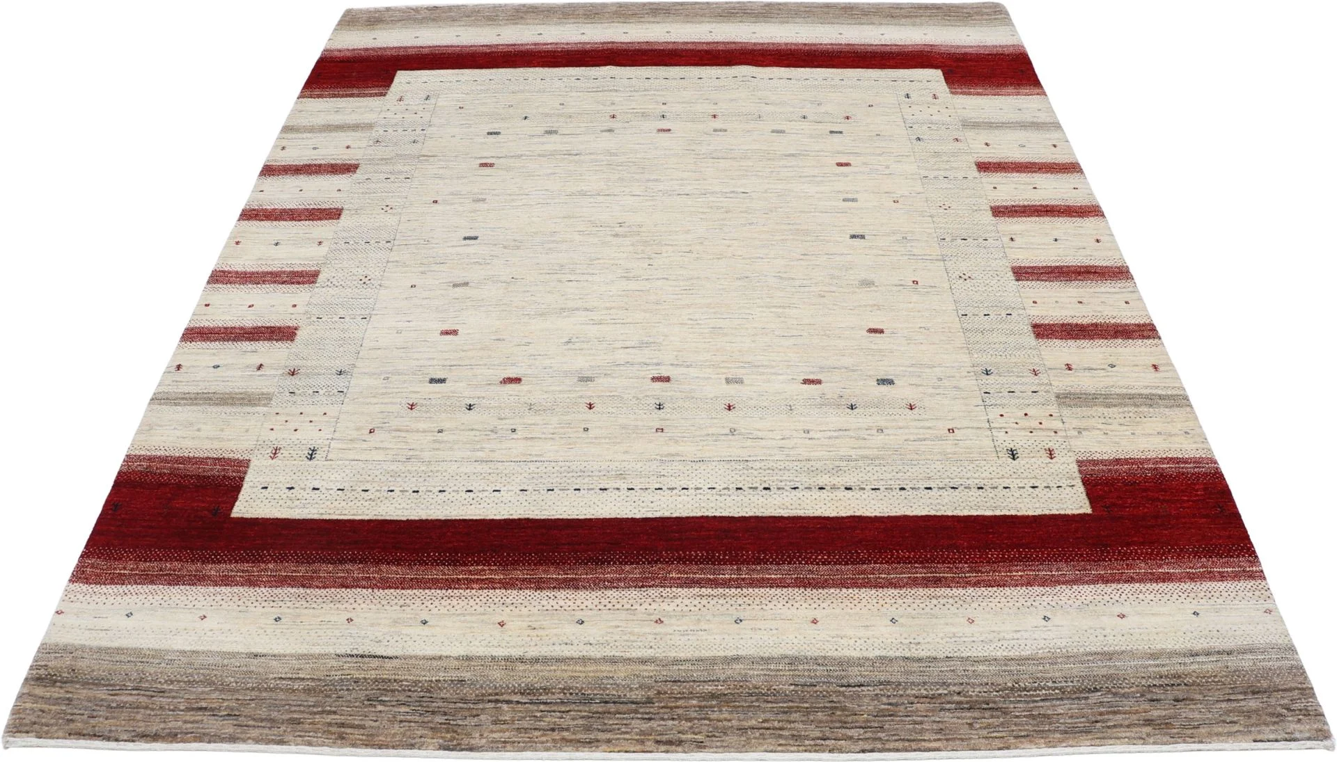 Loribaft Orientteppich 209 × 260 cm aus Wolle, handgeknüpft