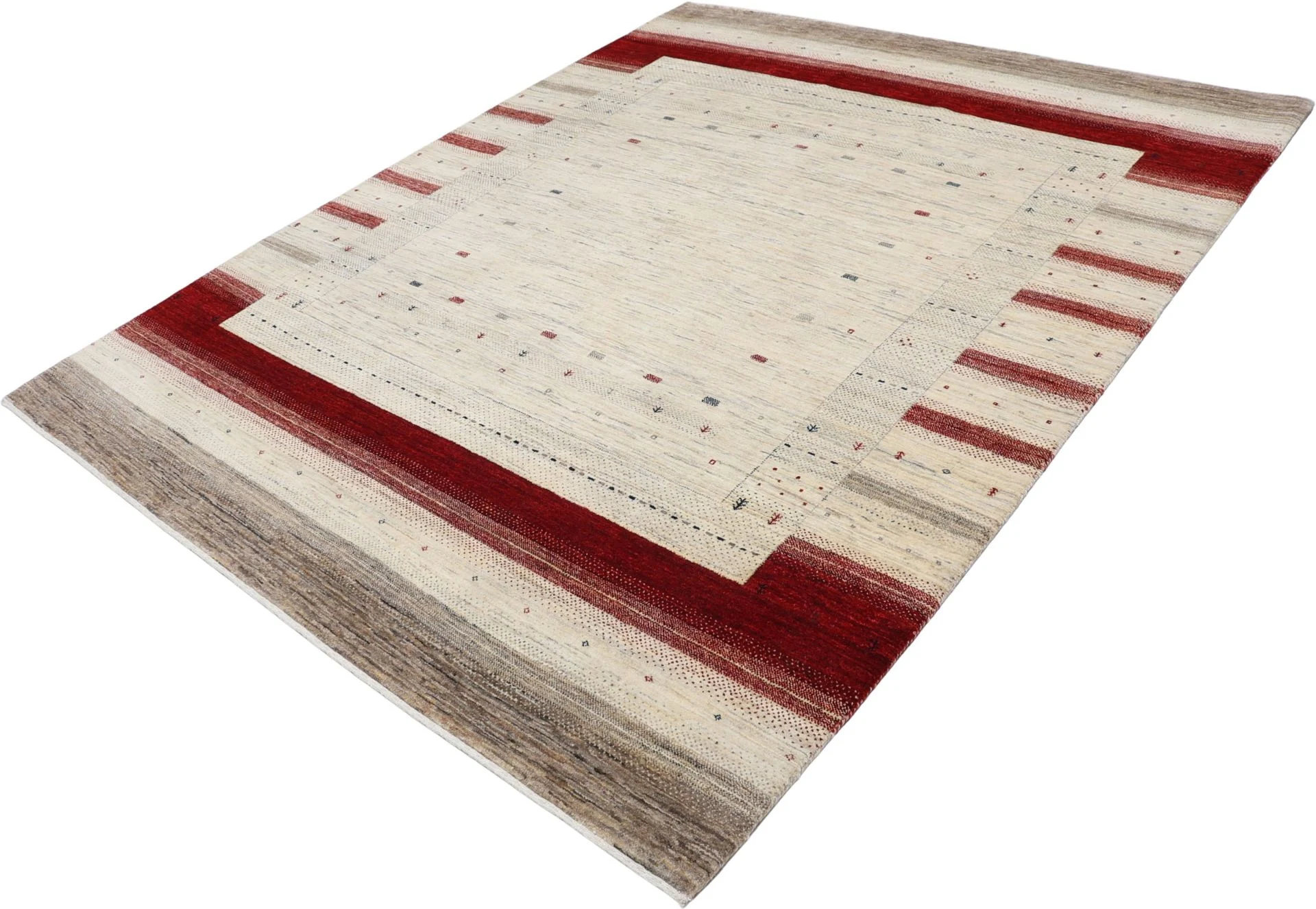 Loribaft Orientteppich 209 × 260 cm aus Wolle, handgeknüpft
