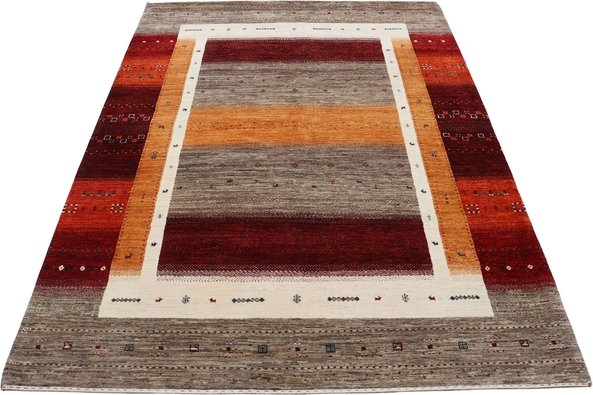 orientteppich-loribaft-182-x-248-cm-schurwolle-handgeknupft-33 Handgeknüpfter Loribaft Orientteppich 182 × 248 cm