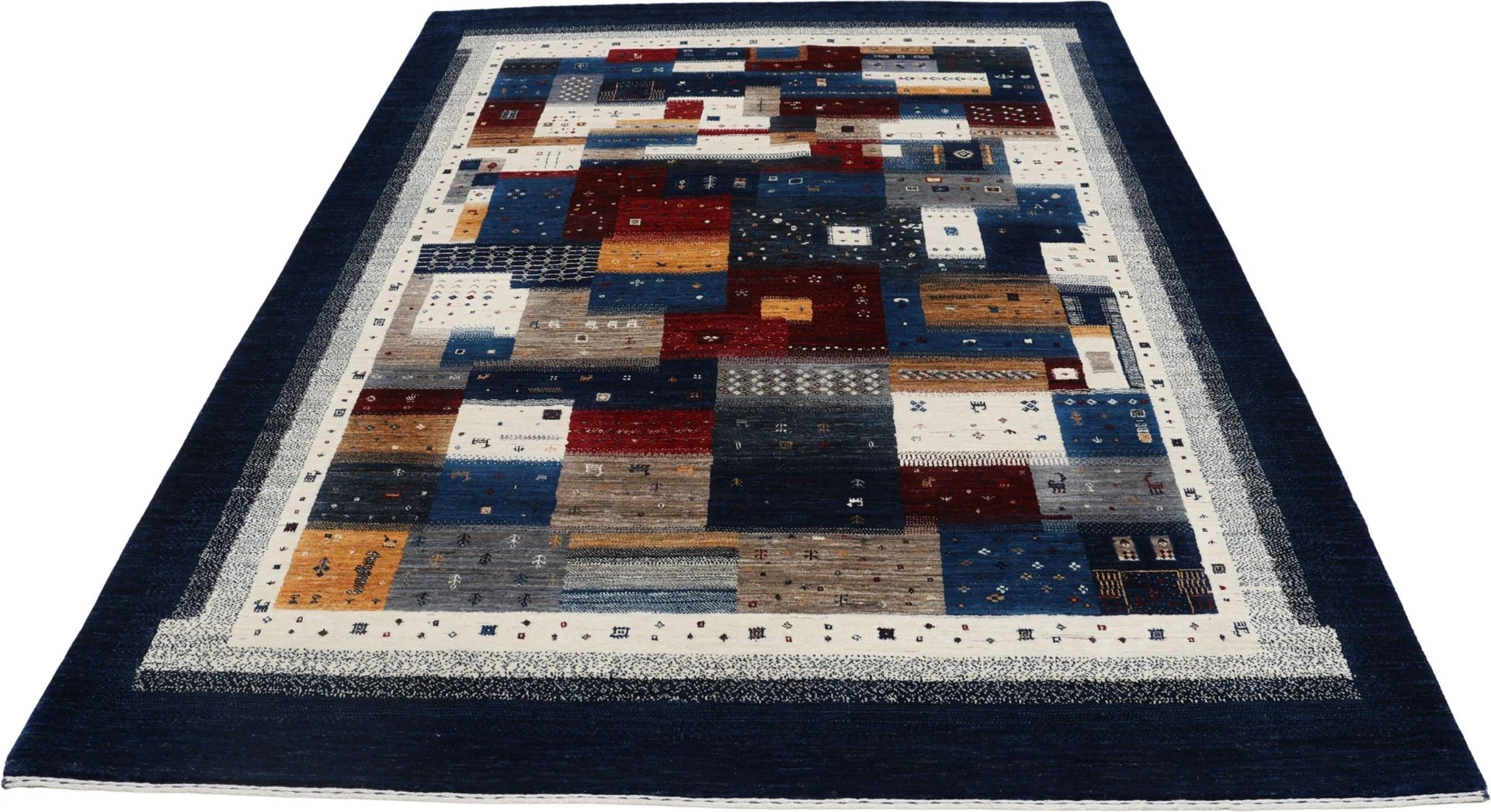 Loribaft Orientteppich 180 × 244 cm aus Wolle, handgeknüpft