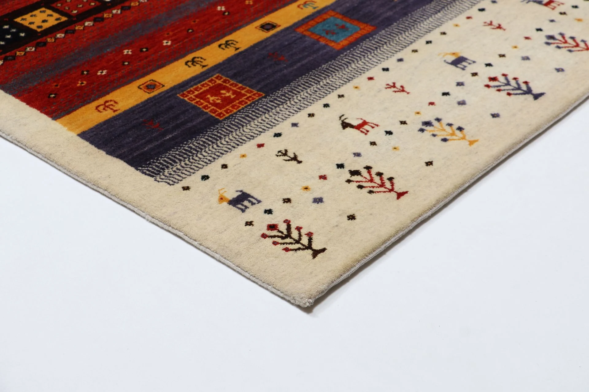 Loribaft Orientteppich 173 × 239 cm aus Wolle, handgeknüpft
