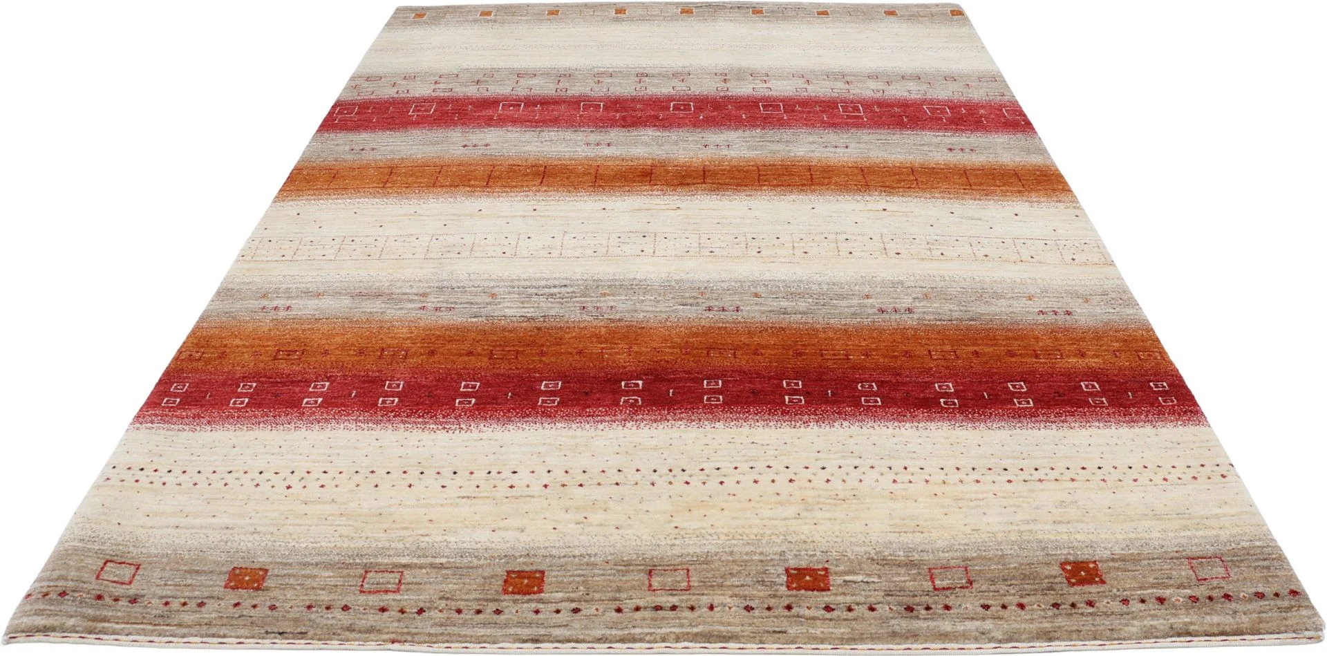 Handgeknüpfter Loribaft Orientteppich, 172 × 238 cm, Wolle