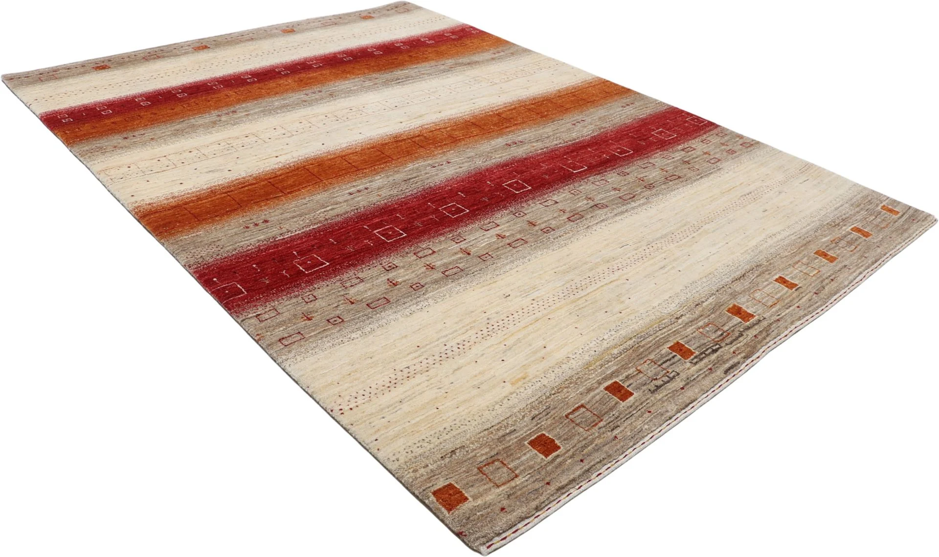 Handgeknüpfter Loribaft Orientteppich, 172 × 238 cm, Wolle