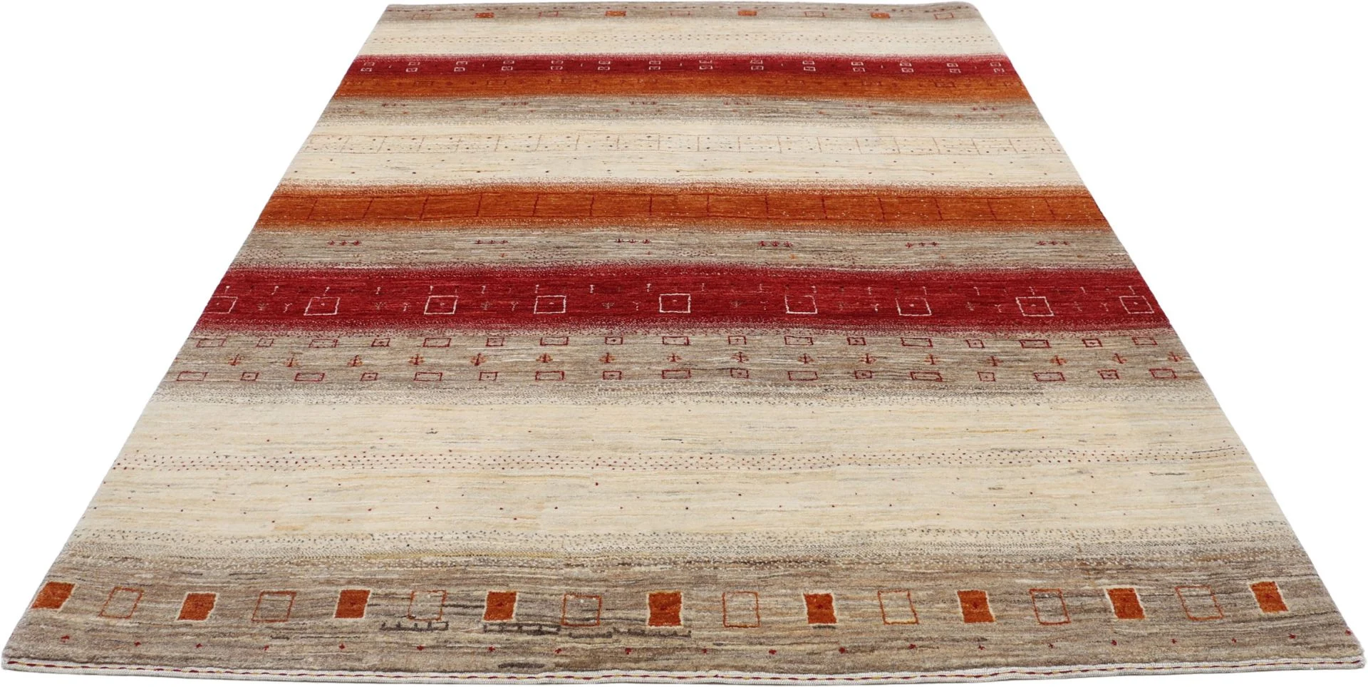 Handgeknüpfter Loribaft Orientteppich, 172 × 238 cm, Wolle