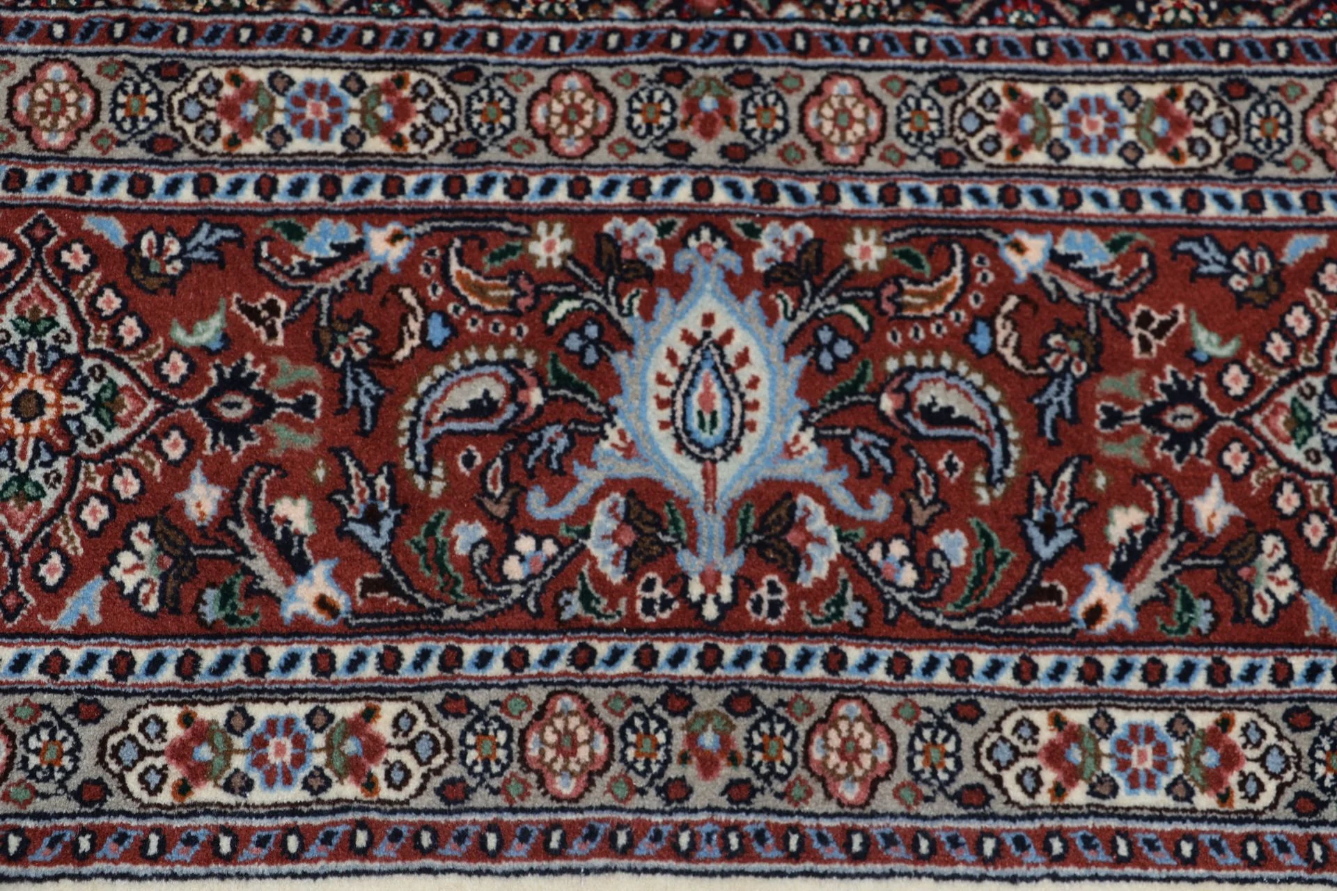 Handgeknüpfter Moud Perserteppich, 195 × 280 cm, Wolle