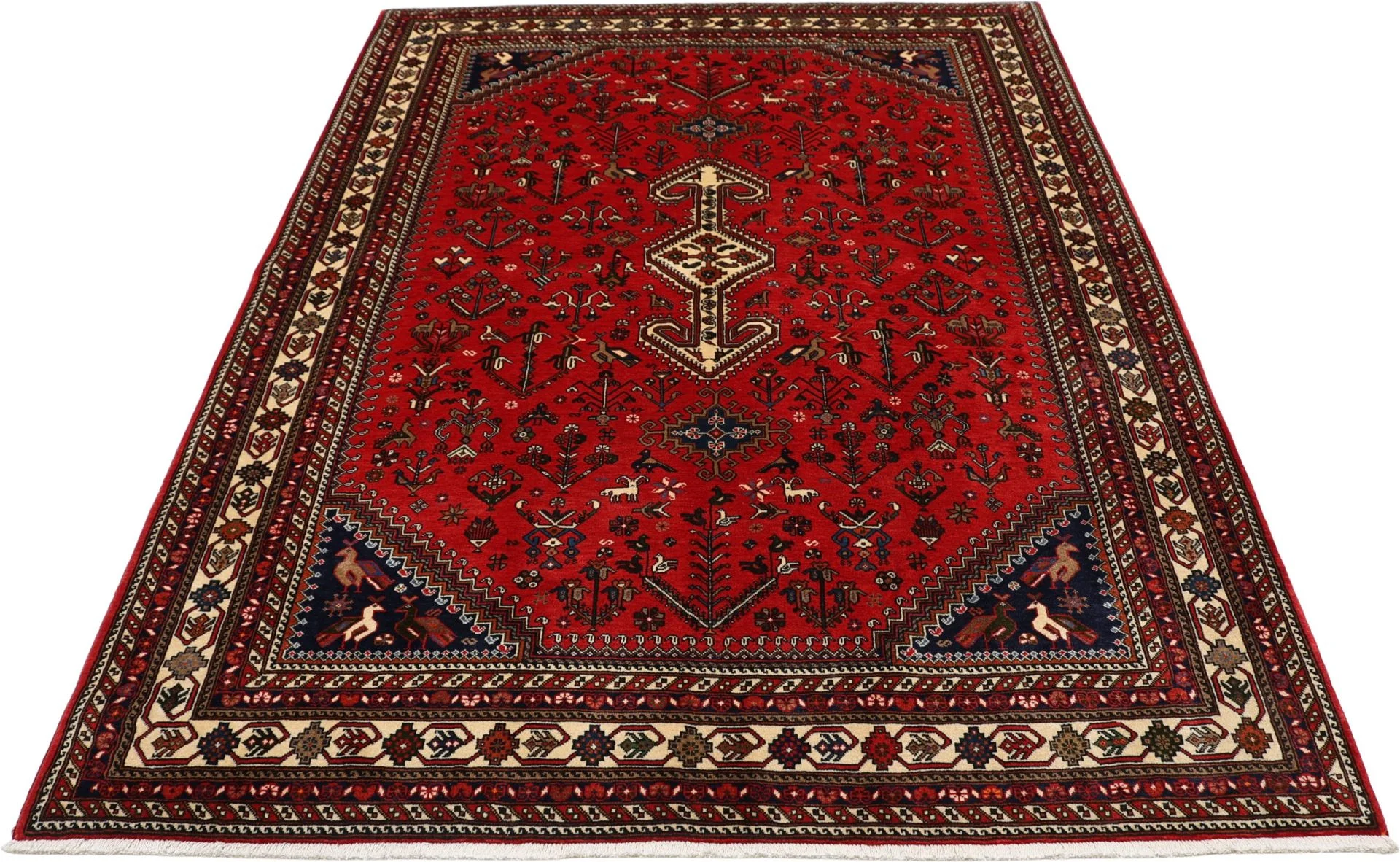 Handgeknüpfter Perserteppich, 172 × 236 cm, Wolle