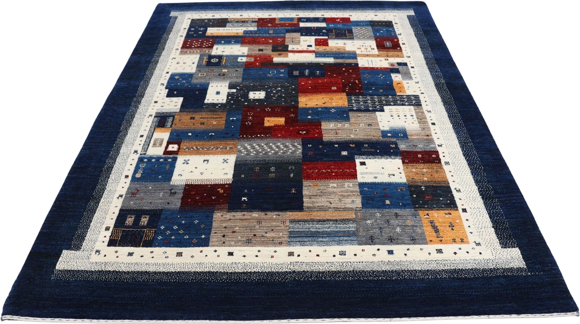 orientteppich-loribaft-178-x-250-cm-schurwolle-handgeknupft-44 Loribaft Orientteppich aus Indien, 178 × 250 cm