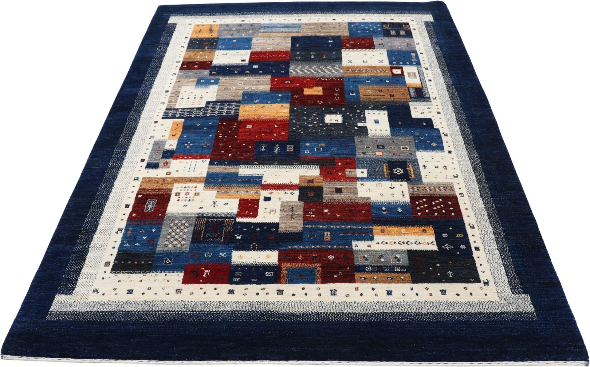 orientteppich-loribaft-178-x-250-cm-schurwolle-handgeknupft-54 Loribaft Orientteppich aus Indien, 178 × 250 cm
