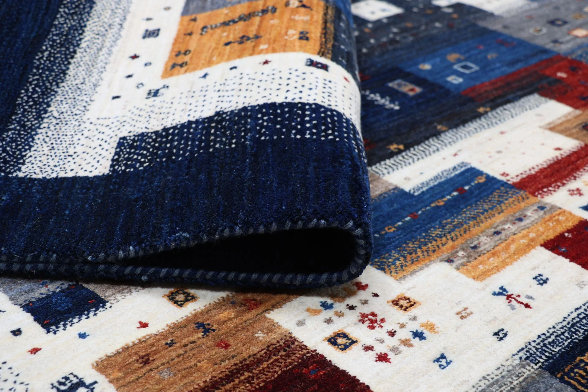 orientteppich-loribaft-178-x-250-cm-schurwolle-handgeknupft-60 Loribaft Orientteppich aus Indien, 178 × 250 cm