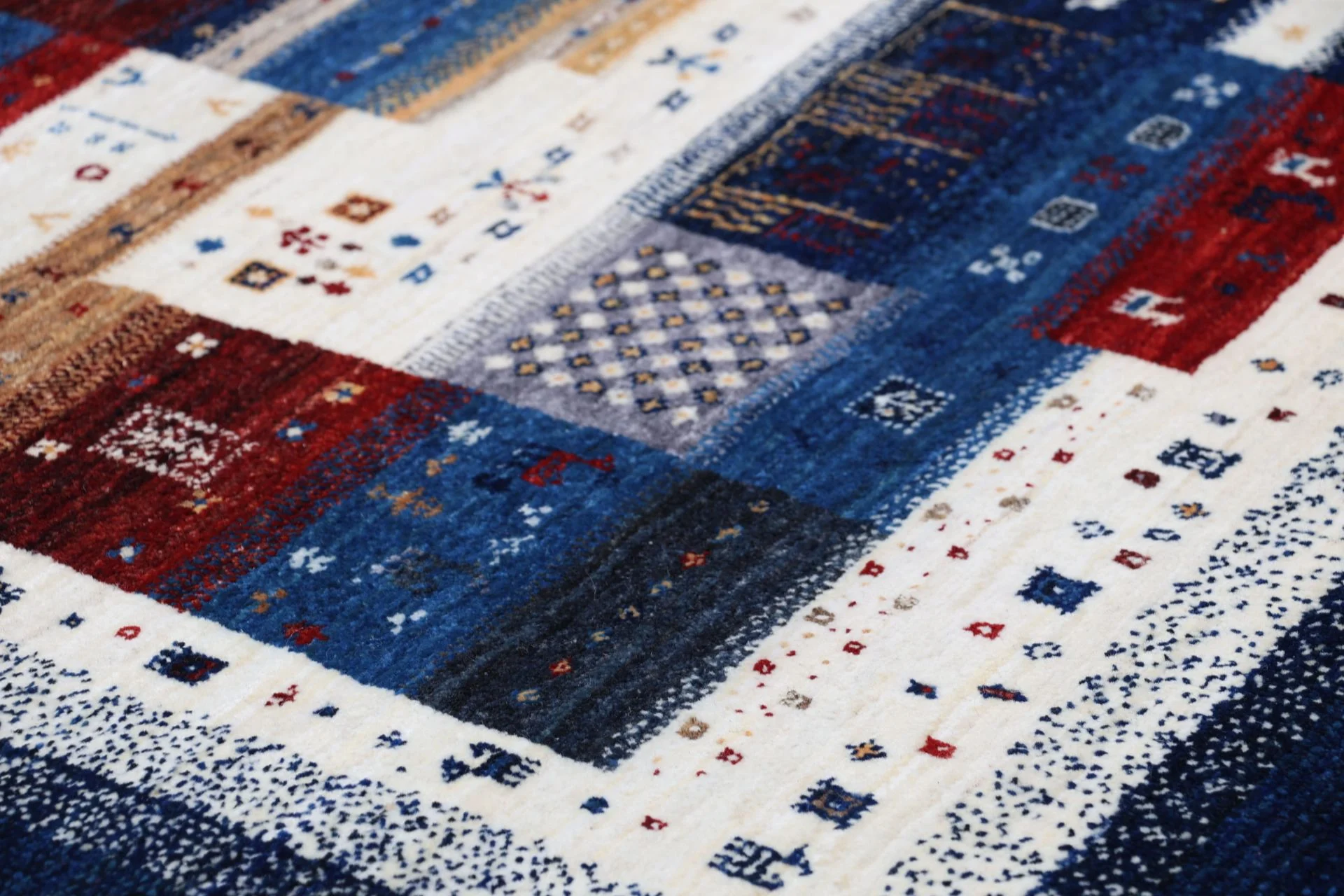 orientteppich-loribaft-206-x-209-cm-schurwolle-handgeknupft-19 Loribaft Orientteppich aus Indien, 206 × 209 cm