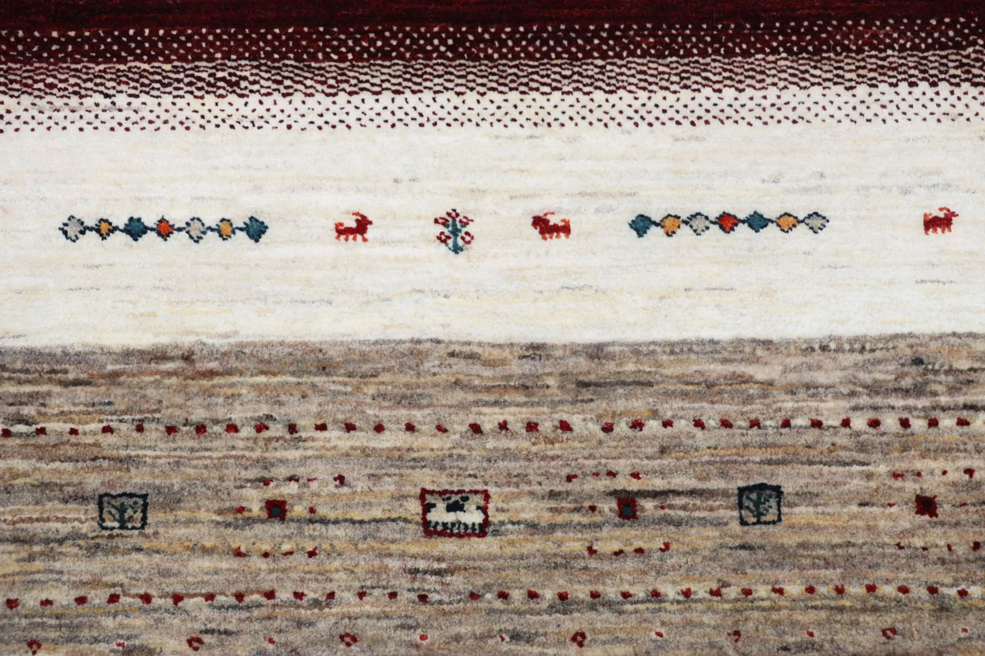 Handgeknüpfter Loribaft Orientteppich, 201 × 260 cm, Wolle