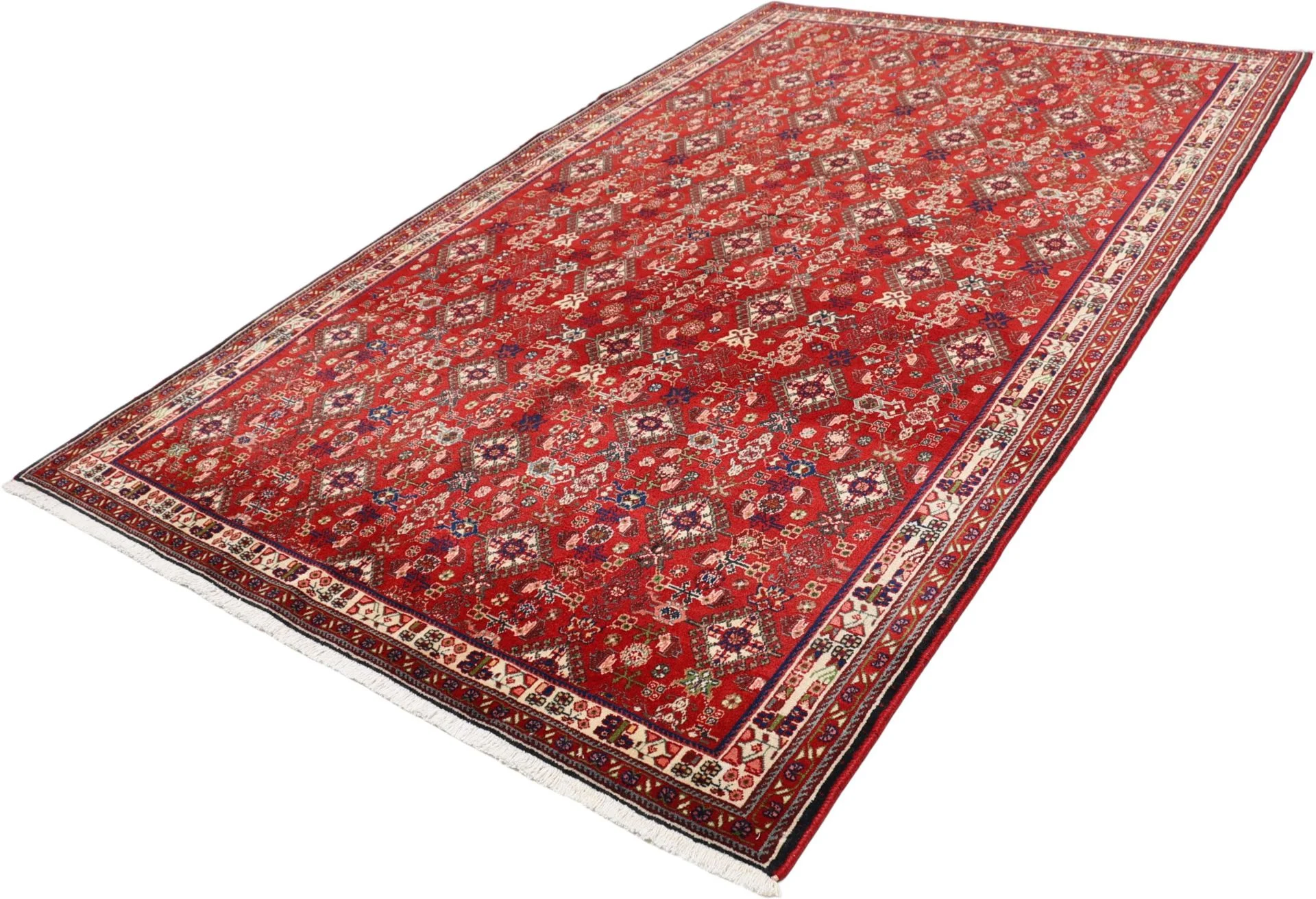 Handgeknüpfter Qashqai Perserteppich, 158 × 254 cm, Wolle