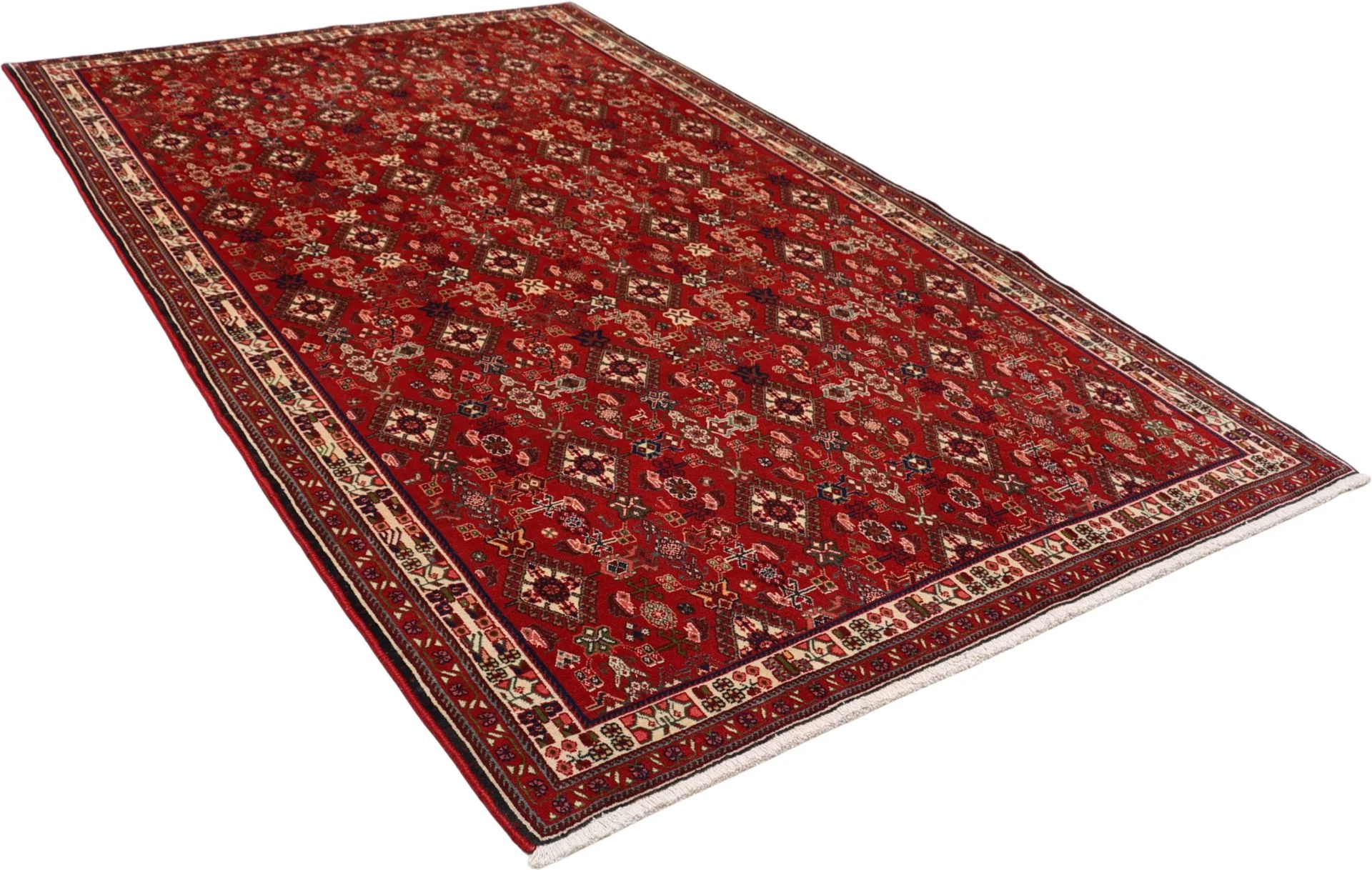Handgeknüpfter Qashqai Perserteppich, 158 × 254 cm, Wolle