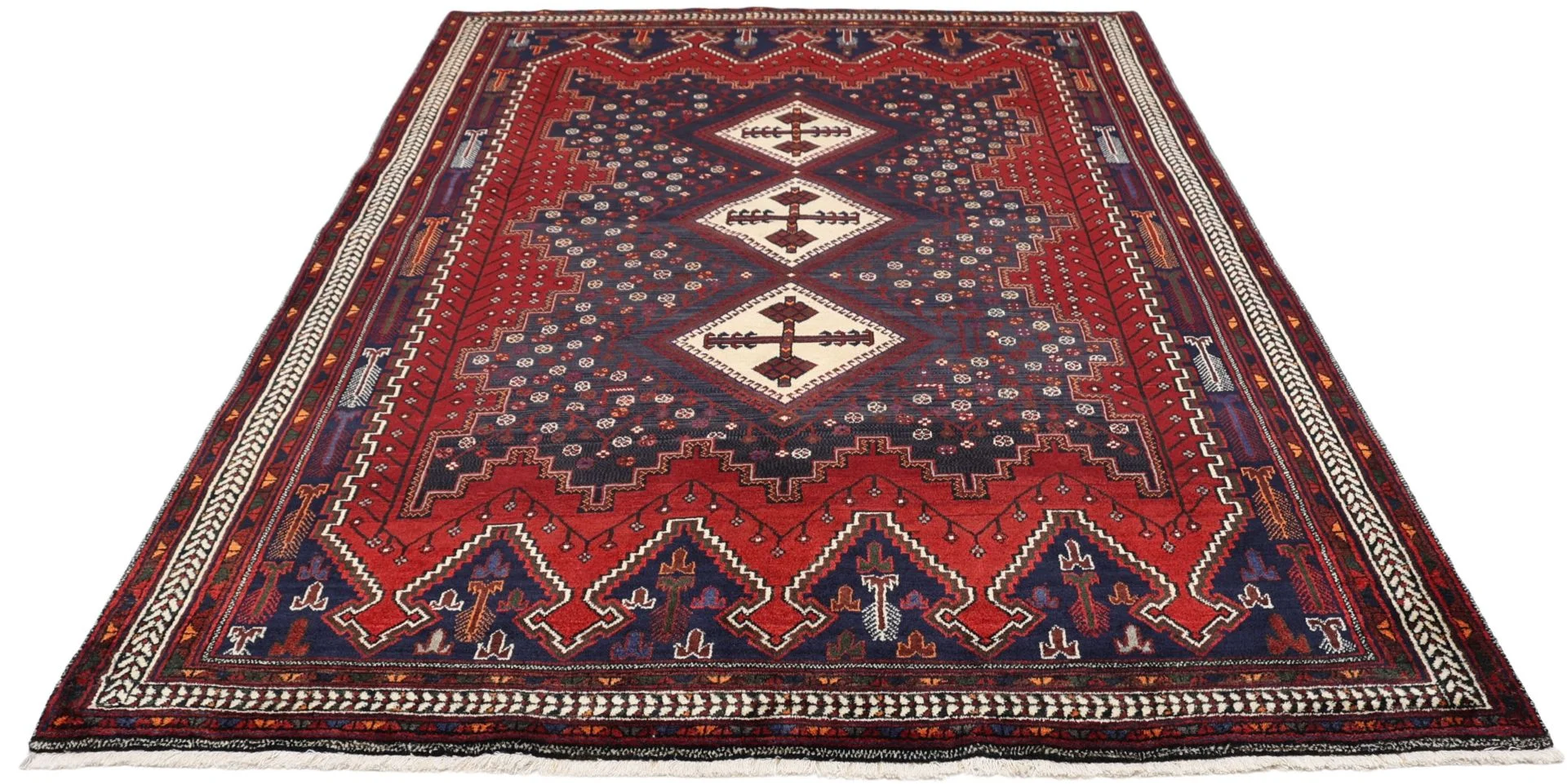 Perserteppich aus Iran, 169 × 238 cm