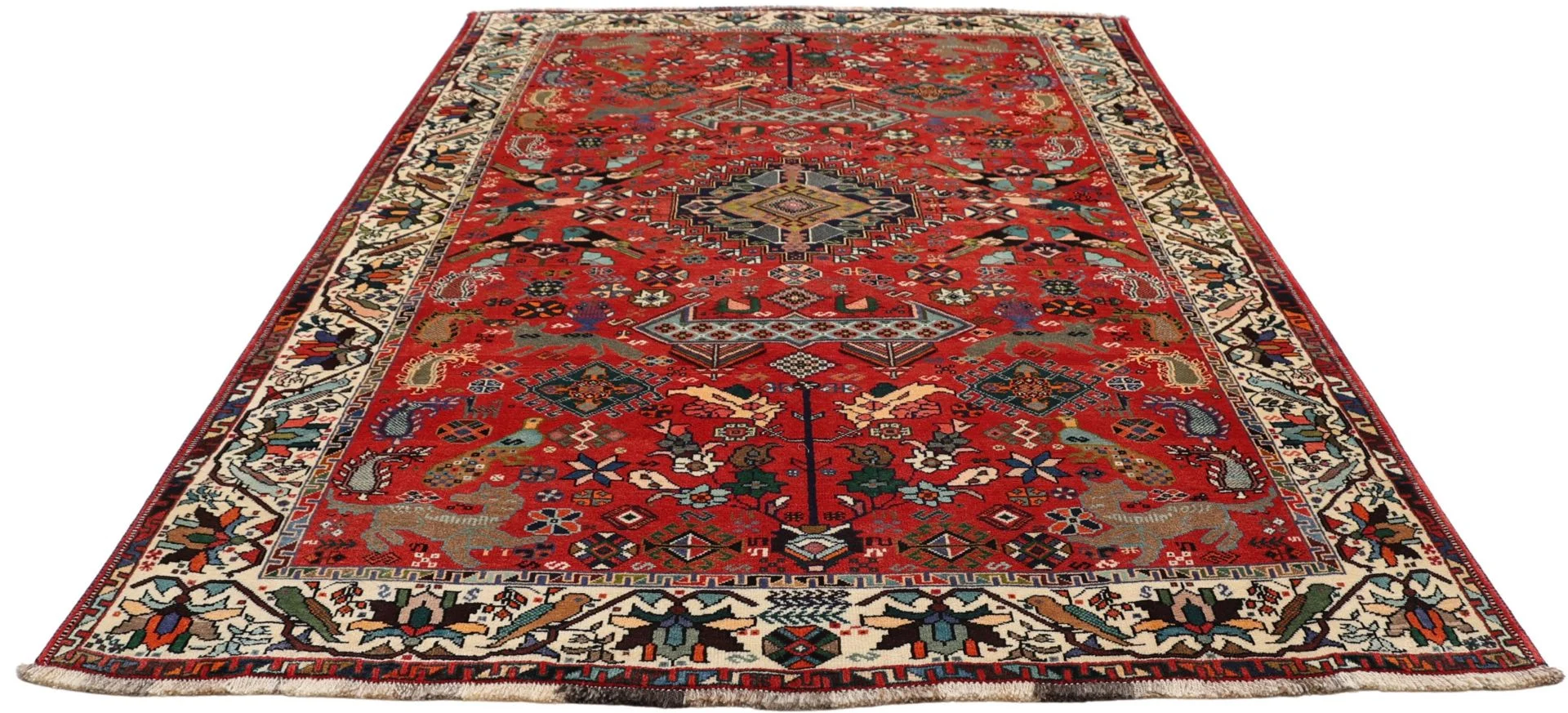 Handgeknüpfter Shiraz Perserteppich 178 × 255 cm