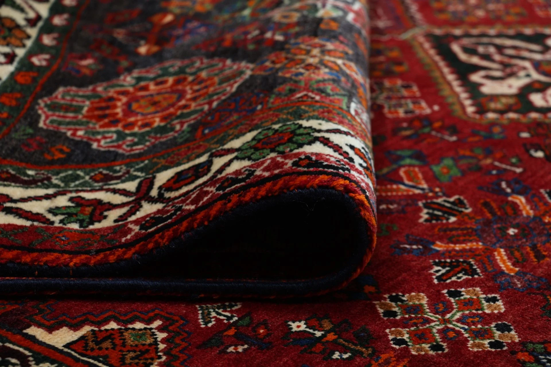 Shiraz Perserteppich 175 × 285 cm aus Wolle, handgeknüpft