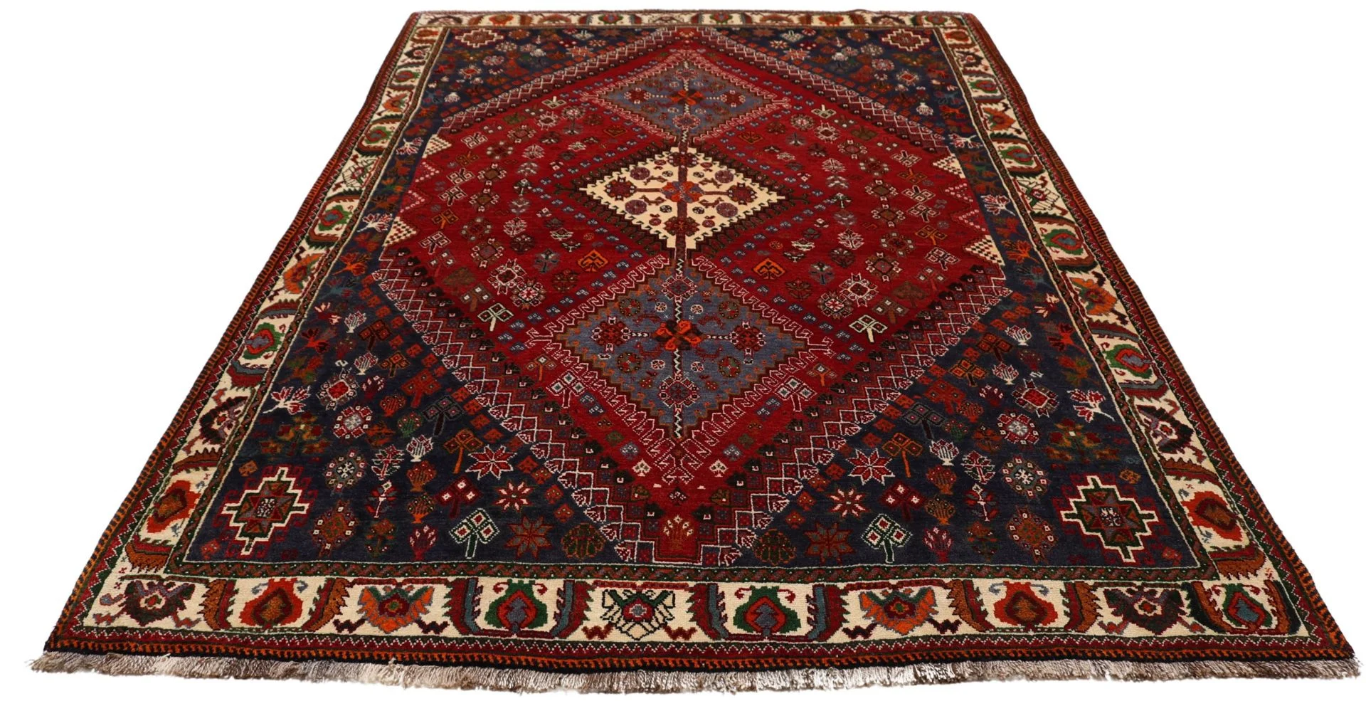 Qashqai Perserteppich 180 × 270 cm aus Wolle, handgeknüpft
