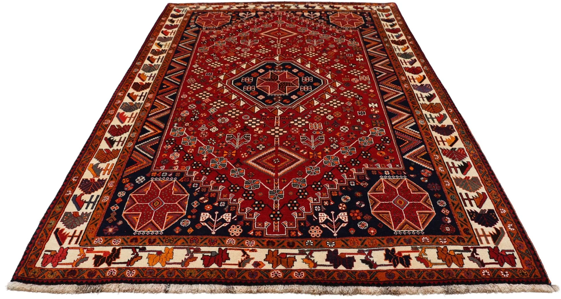 Handgeknüpfter Shiraz Perserteppich 175 × 275 cm