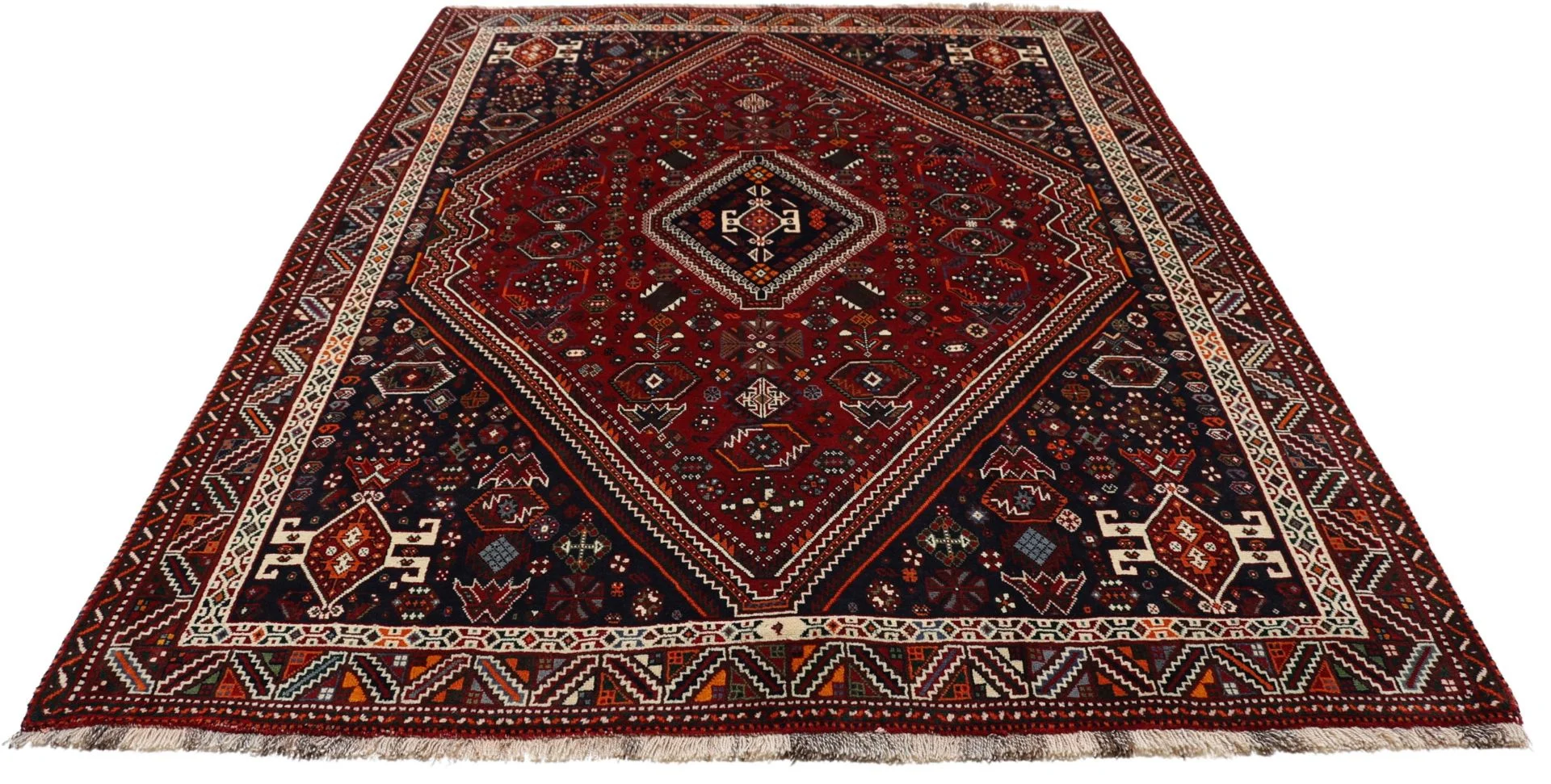 Handgeknüpfter Qashqai Perserteppich 180 × 240 cm