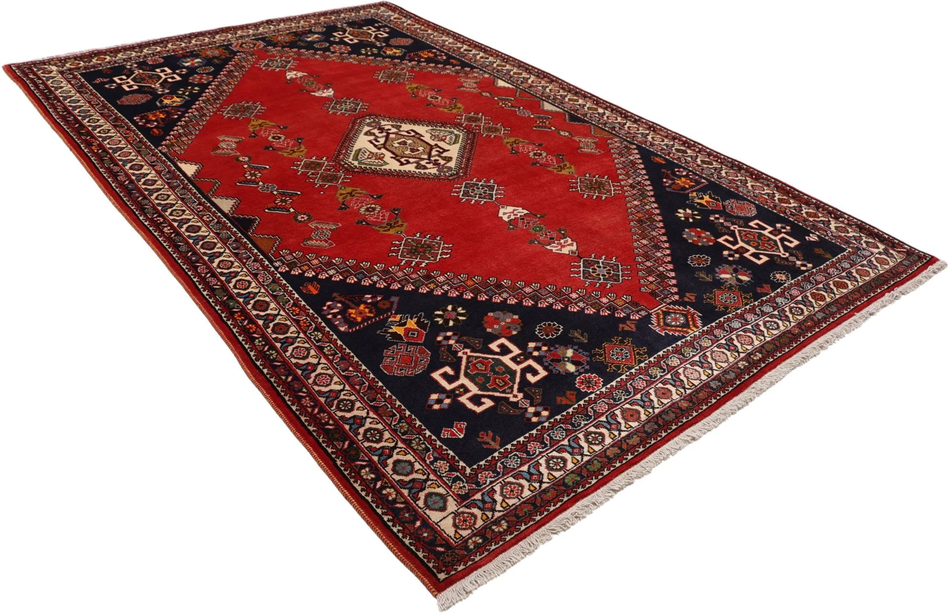 Shiraz Perserteppich aus Iran, 167 × 266 cm