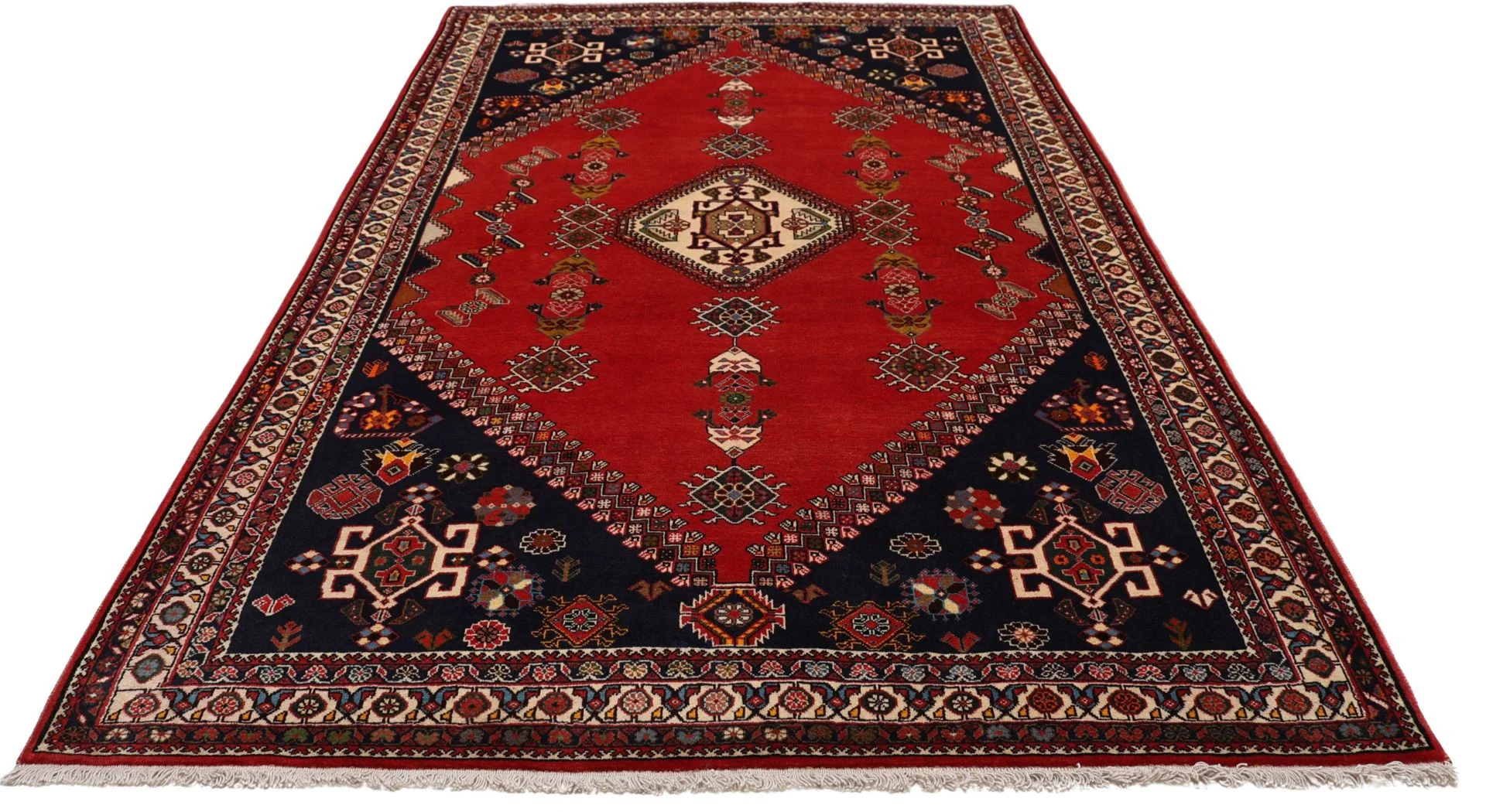 Shiraz Perserteppich aus Iran, 167 × 266 cm