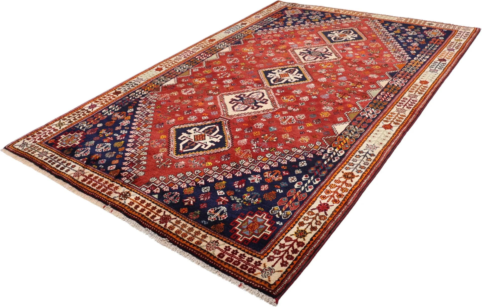 Handgeknüpfter Shiraz Perserteppich 173 × 265 cm