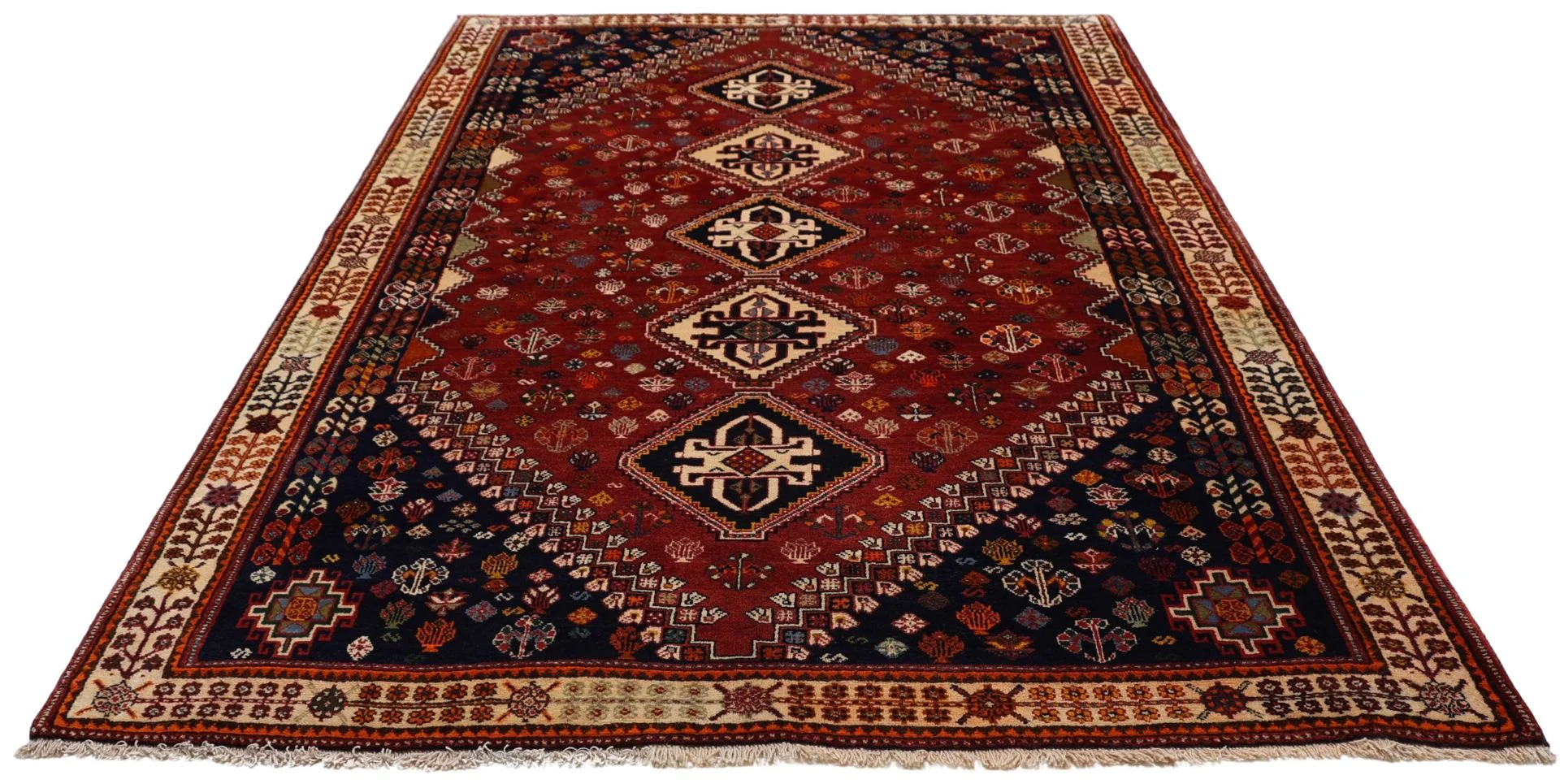 Handgeknüpfter Shiraz Perserteppich 173 × 265 cm