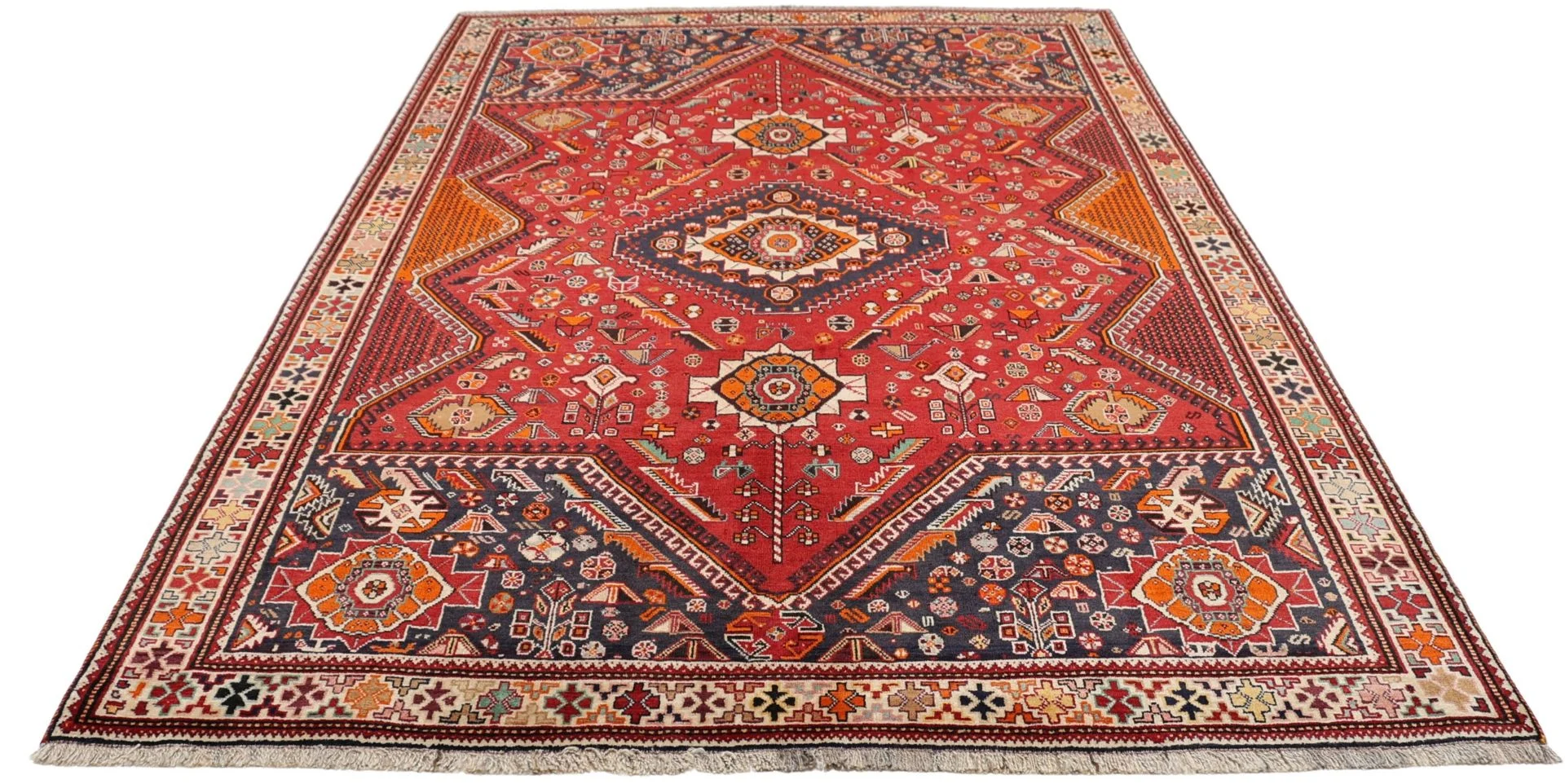 Shiraz Perserteppich aus Iran, 170 × 265 cm