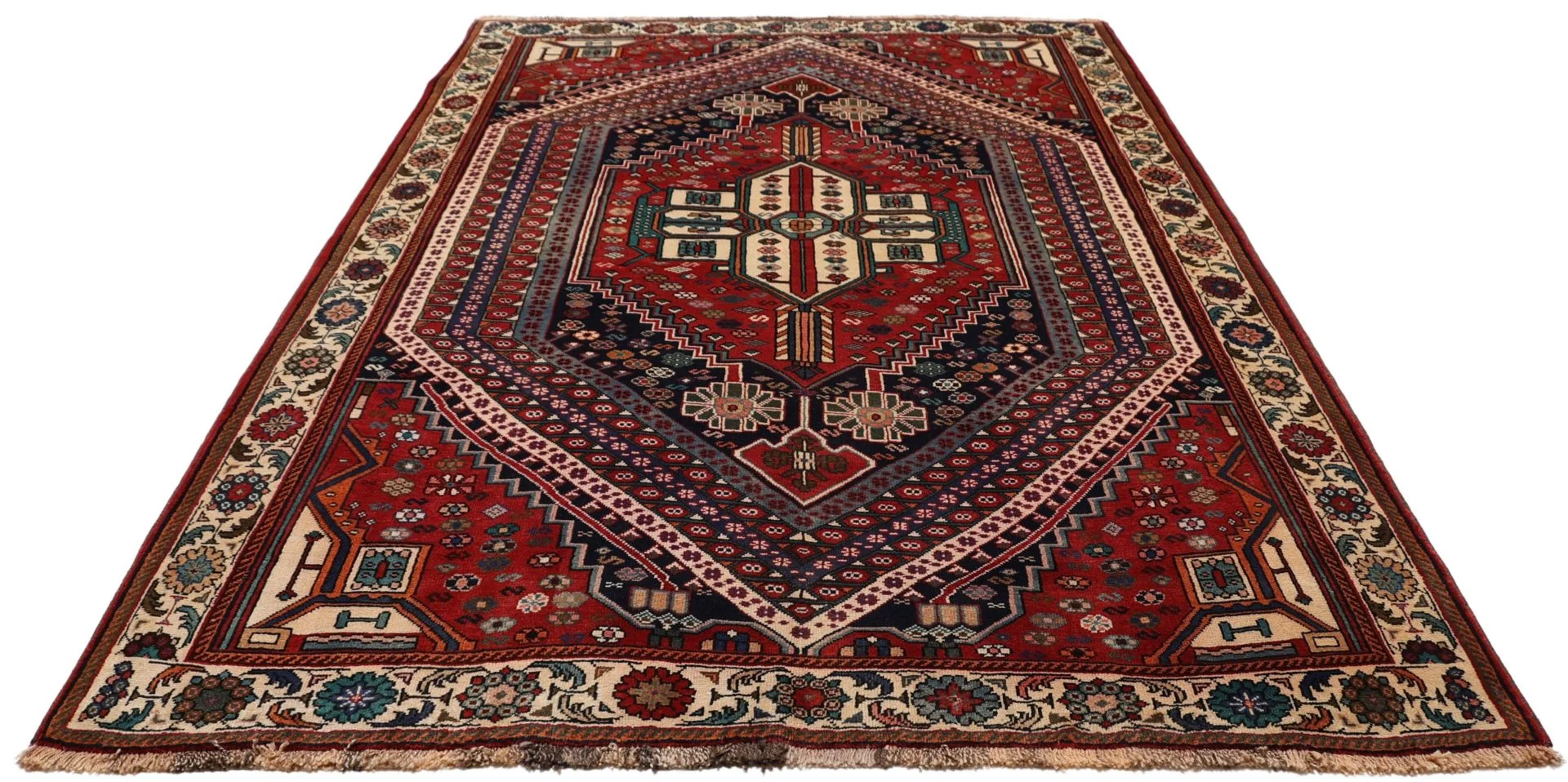 Shiraz Perserteppich aus Iran, 170 × 253 cm