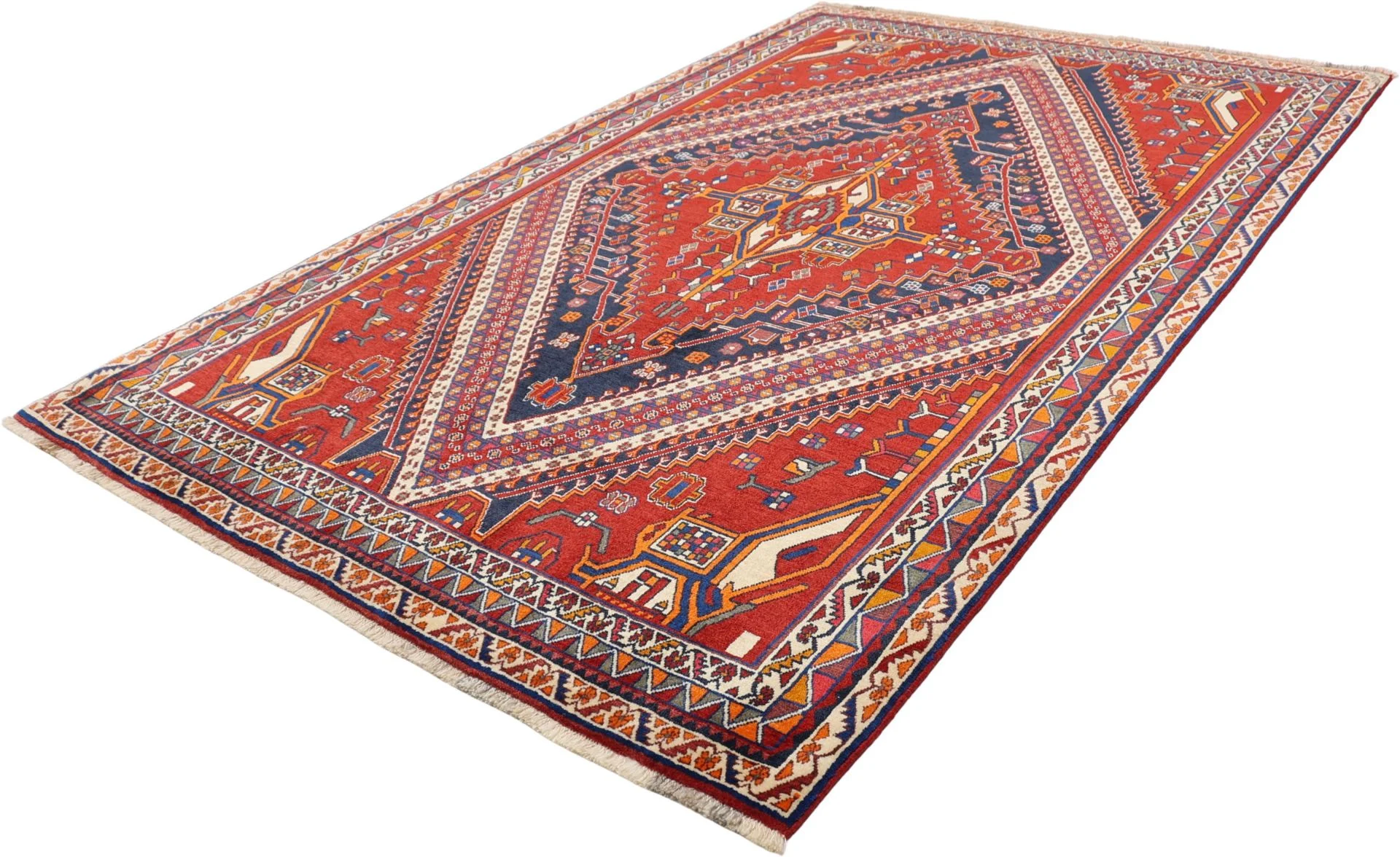 Qashqai Perserteppich aus Iran, 172 × 270 cm