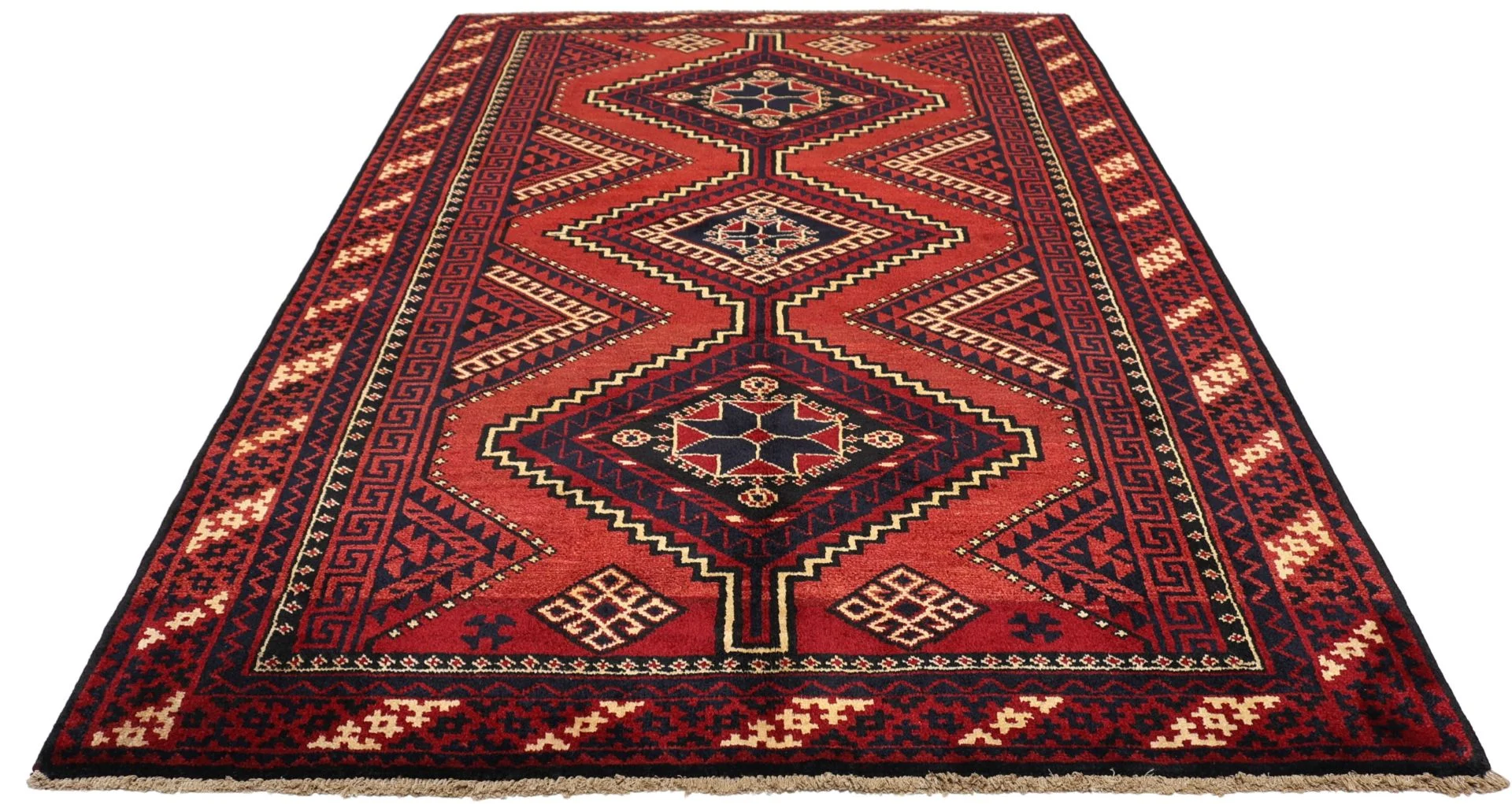 Shiraz Perserteppich 165 × 250 cm aus Wolle, handgeknüpft