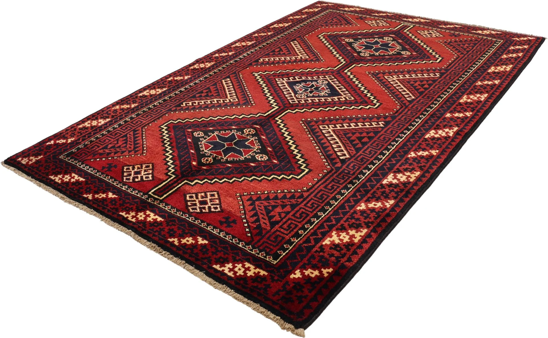 Shiraz Perserteppich 165 × 250 cm aus Wolle, handgeknüpft