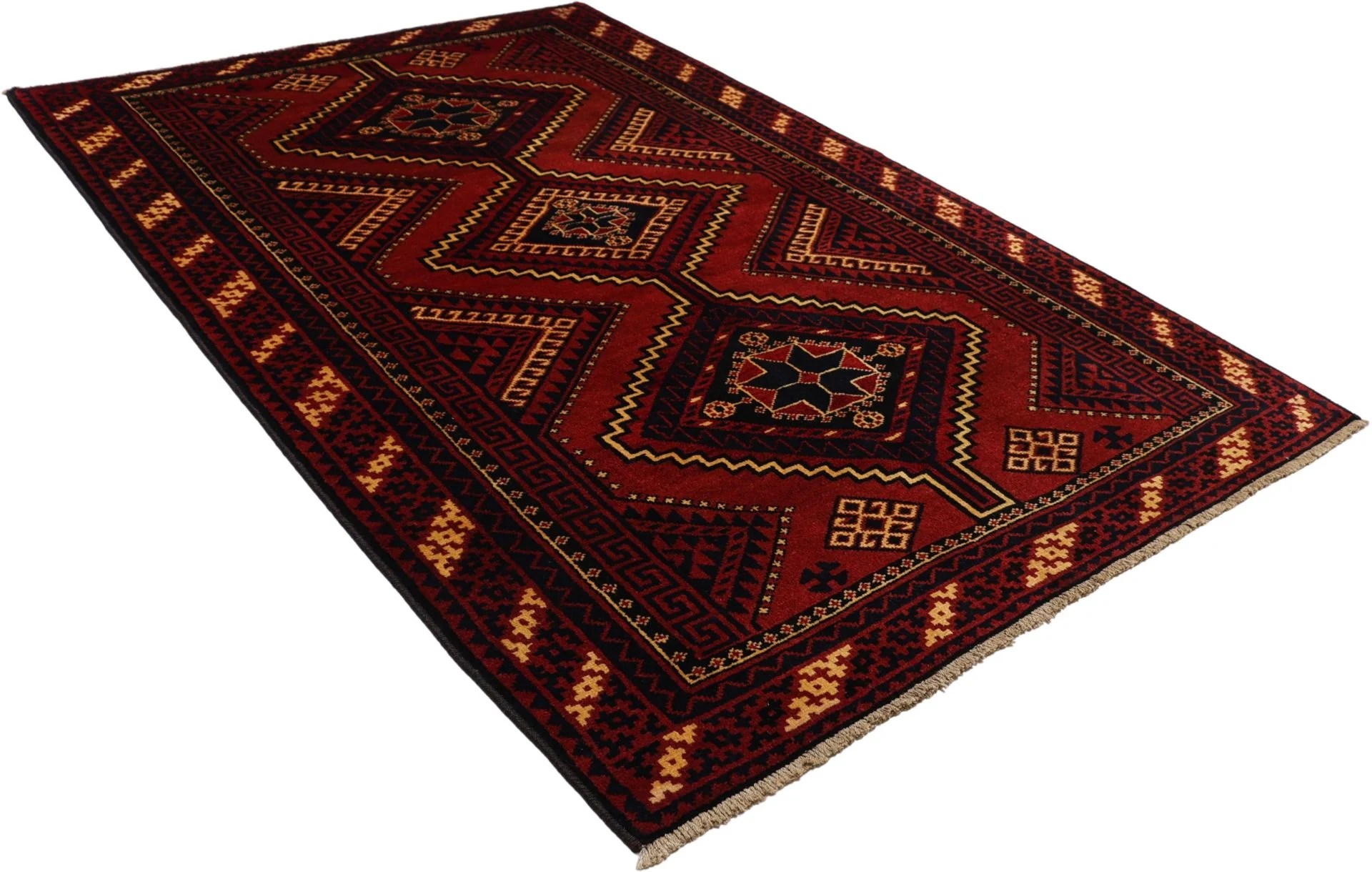 Shiraz Perserteppich 165 × 250 cm aus Wolle, handgeknüpft