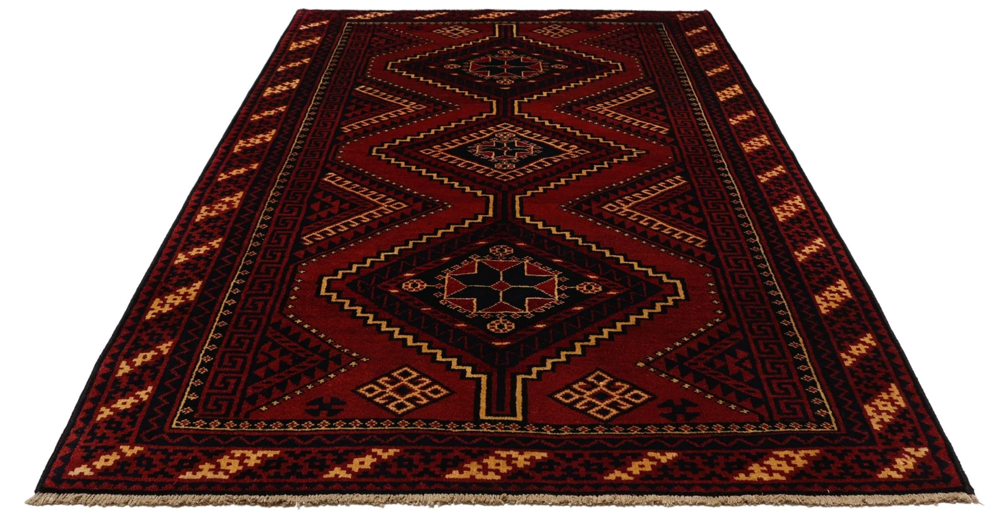 Shiraz Perserteppich 165 × 250 cm aus Wolle, handgeknüpft