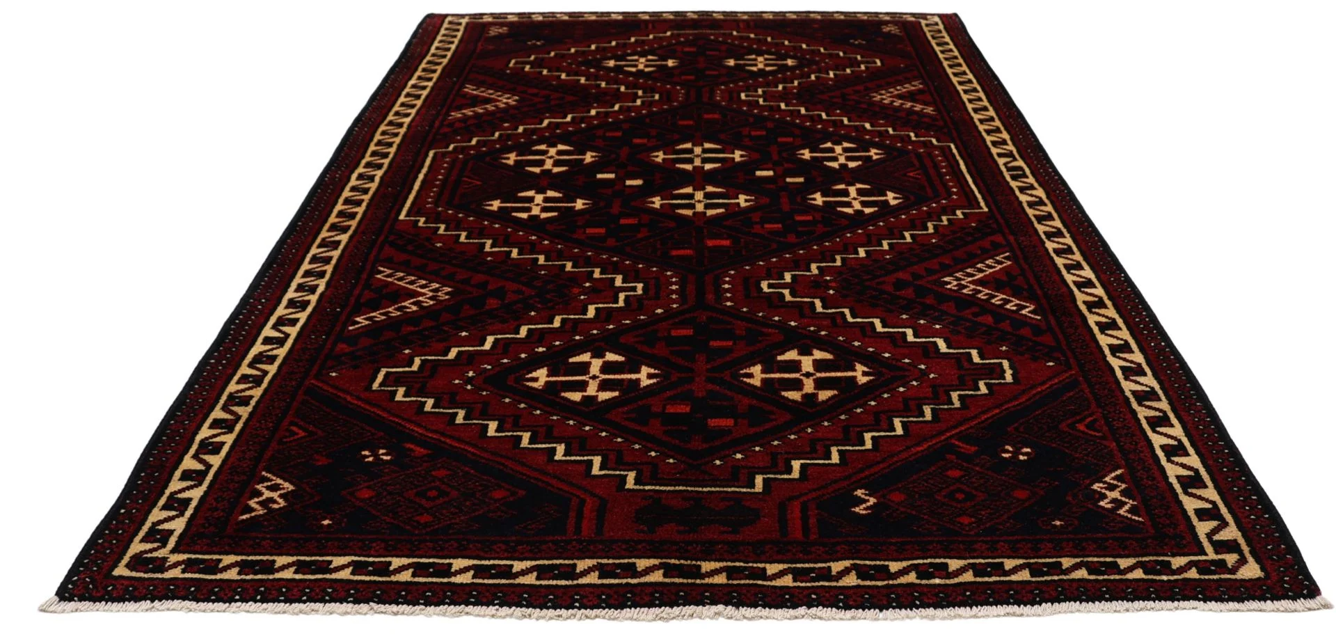 Handgeknüpfter Shiraz Perserteppich, 183 × 290 cm, Wolle